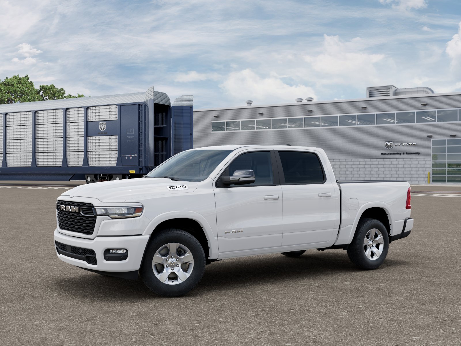 New 2027 Bright White Clearcoat Ram Big Horn image 2