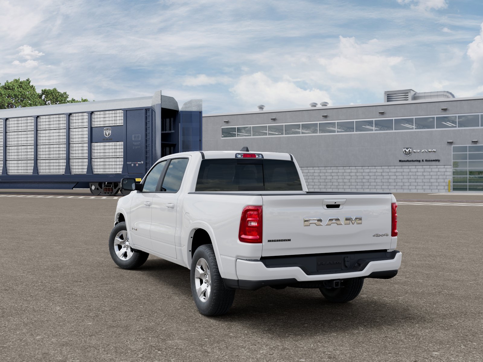 New 2027 Bright White Clearcoat Ram Big Horn image 3