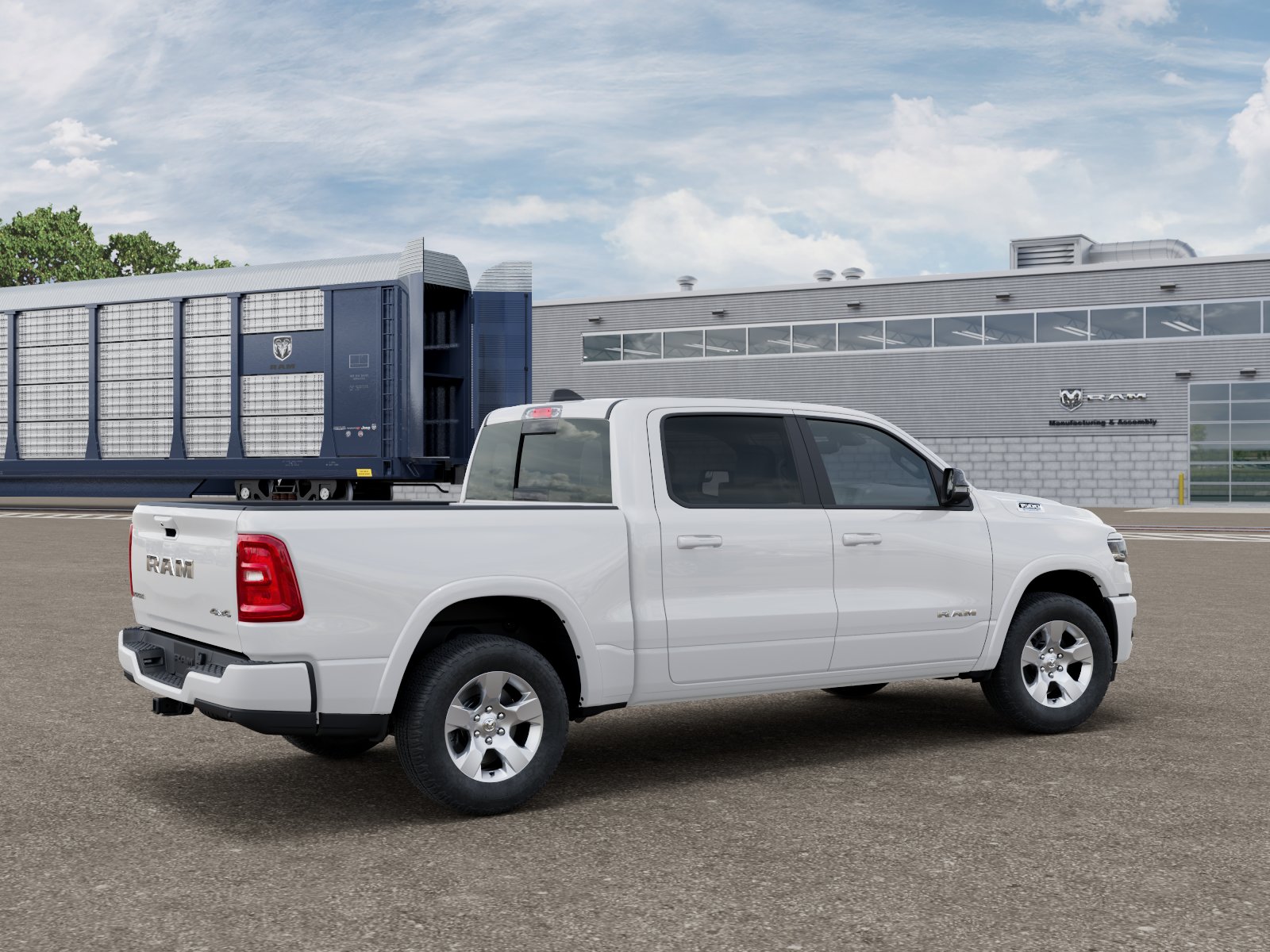 New 2027 Bright White Clearcoat Ram Big Horn image 4