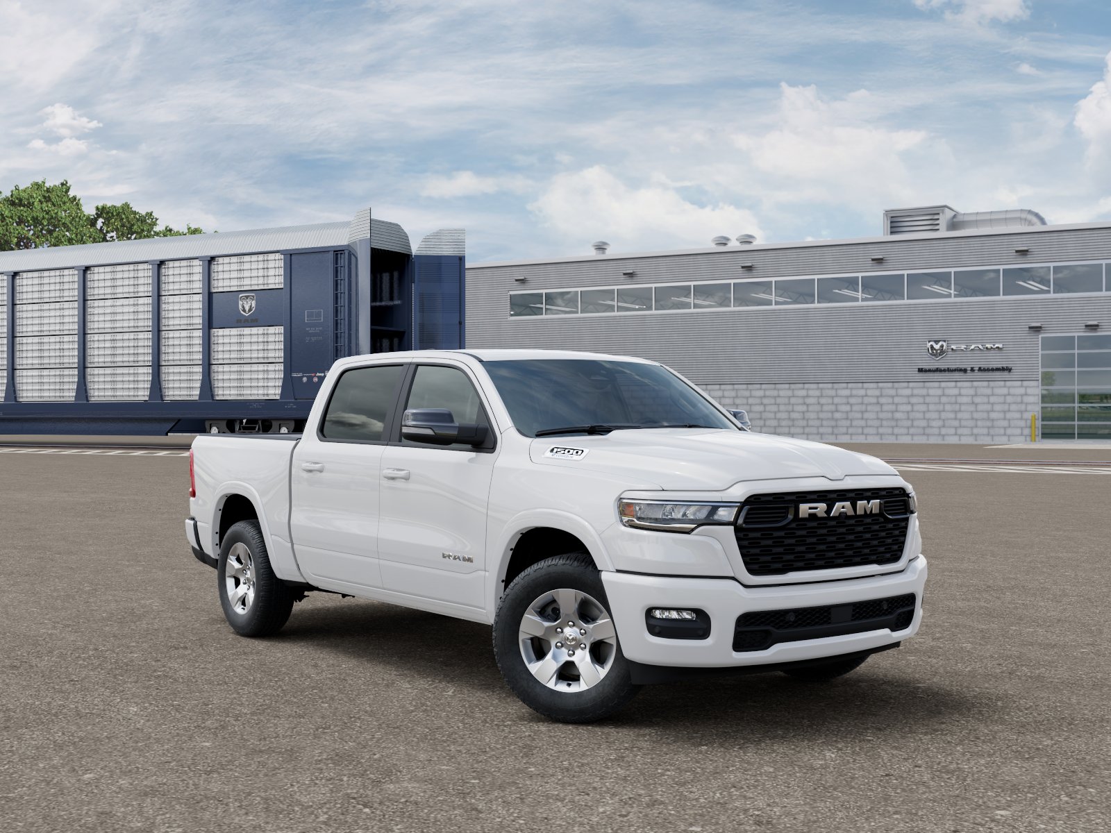 New 2027 Bright White Clearcoat Ram Big Horn image 5