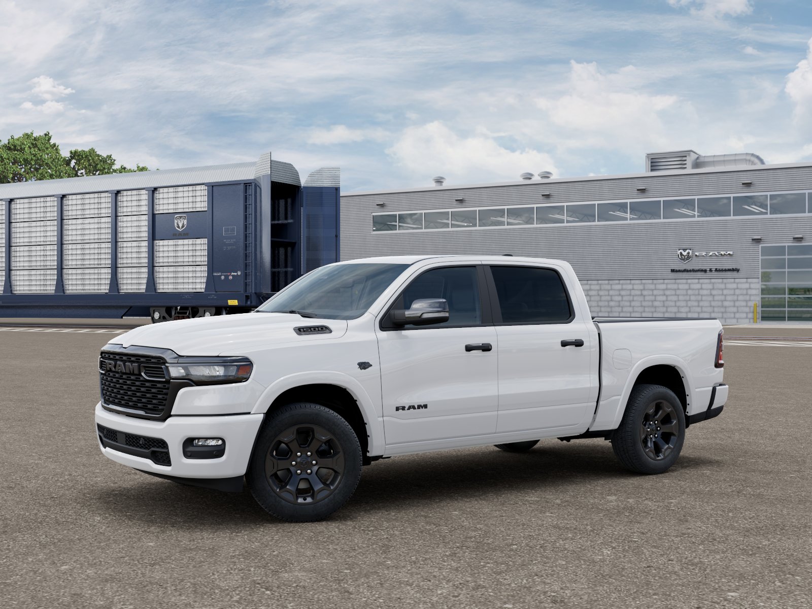 New 2027 Bright White Clearcoat Ram Big Horn image 2