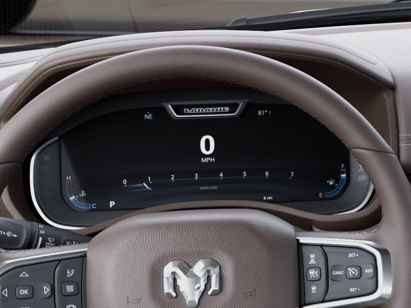 New 2027 Diamond Black Crystal Pearl-Coat Exterior Paint RAM LARAMIE image 17