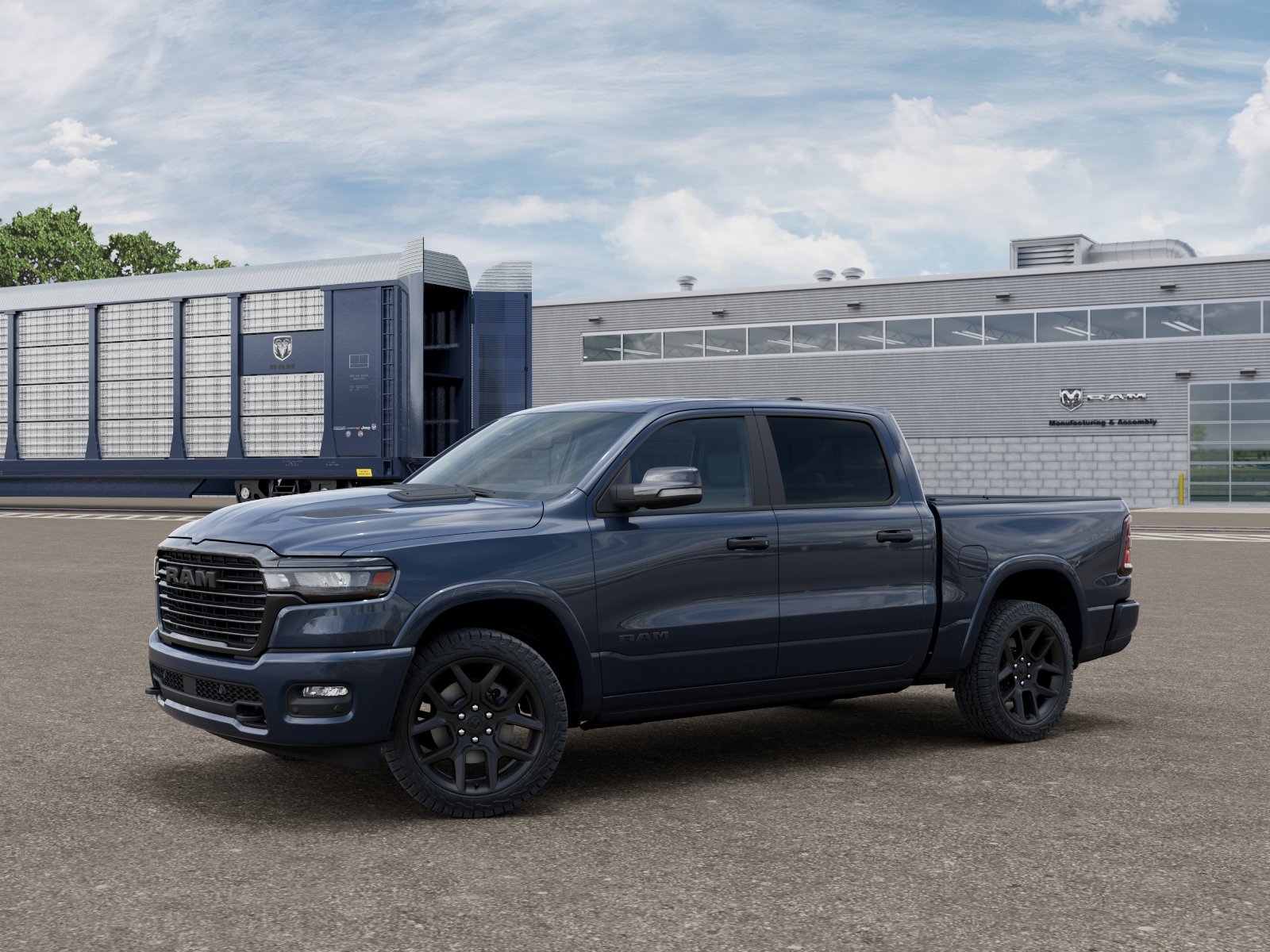New 2027 Forged Blue Metallic Ram Laramie image 2