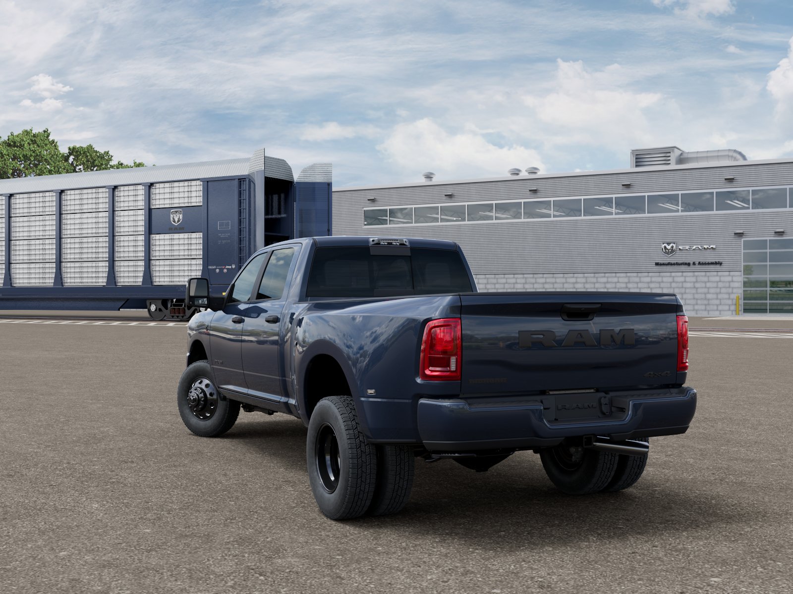 New 2027 Forged Blue Metallic Exterior Paint RAM BIG HORN image 4