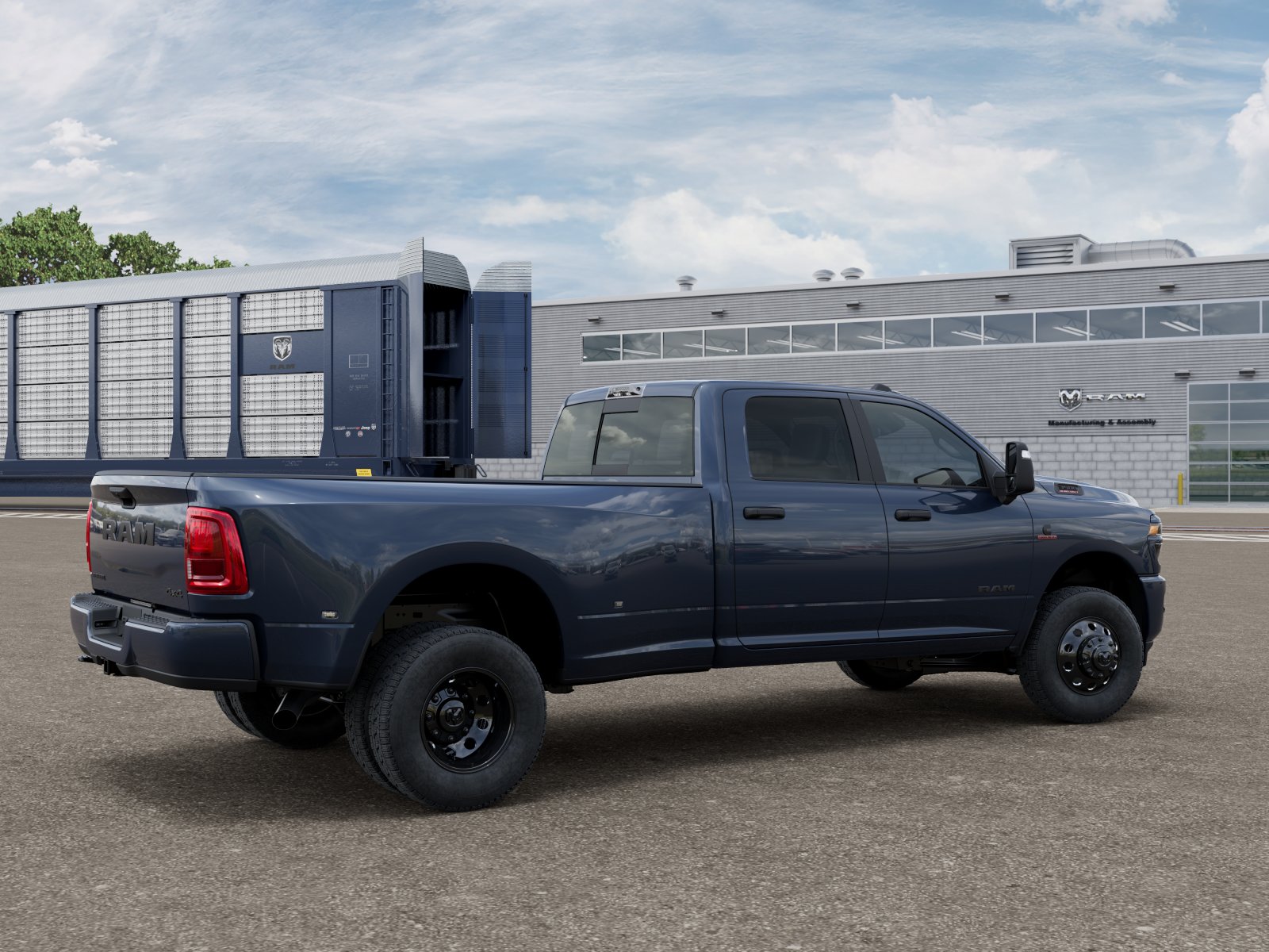New 2027 Forged Blue Metallic Exterior Paint RAM BIG HORN image 5
