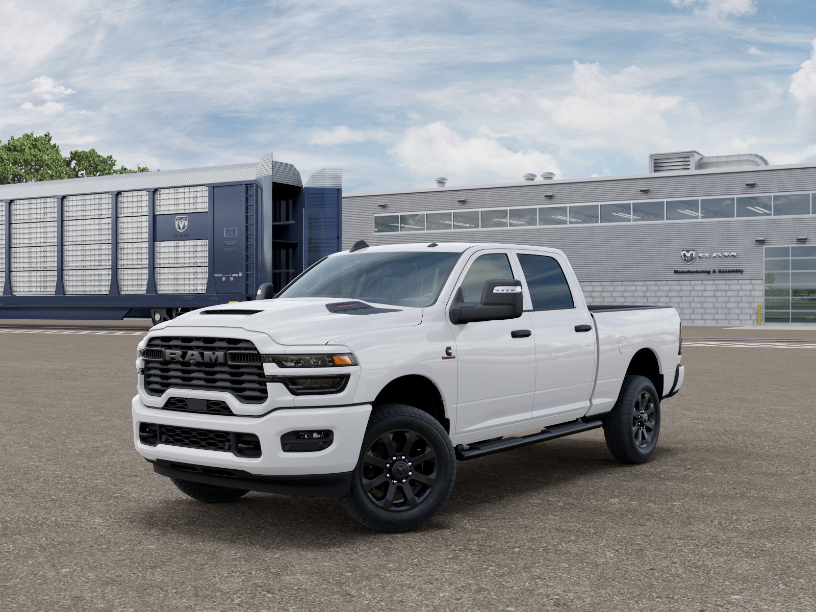 New 2027 Bright White Clear-Coat Exterior Paint RAM Black Express image 27