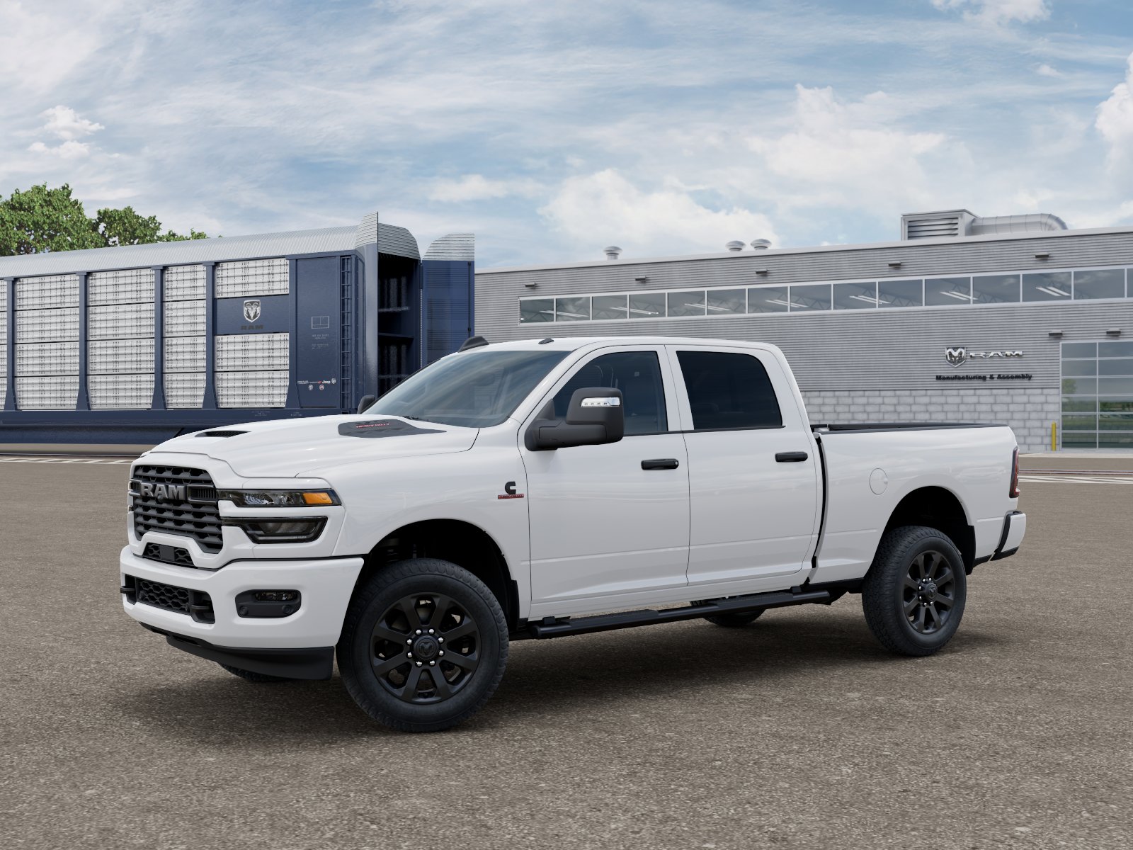 New 2027 Bright White Clear-Coat Exterior Paint RAM Black Express image 28