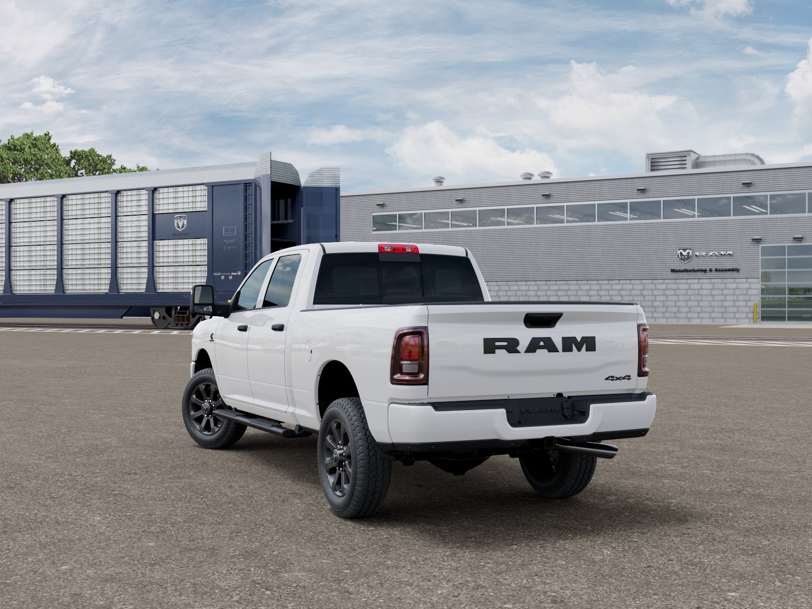New 2027 Bright White Clear-Coat Exterior Paint RAM Black Express image 29