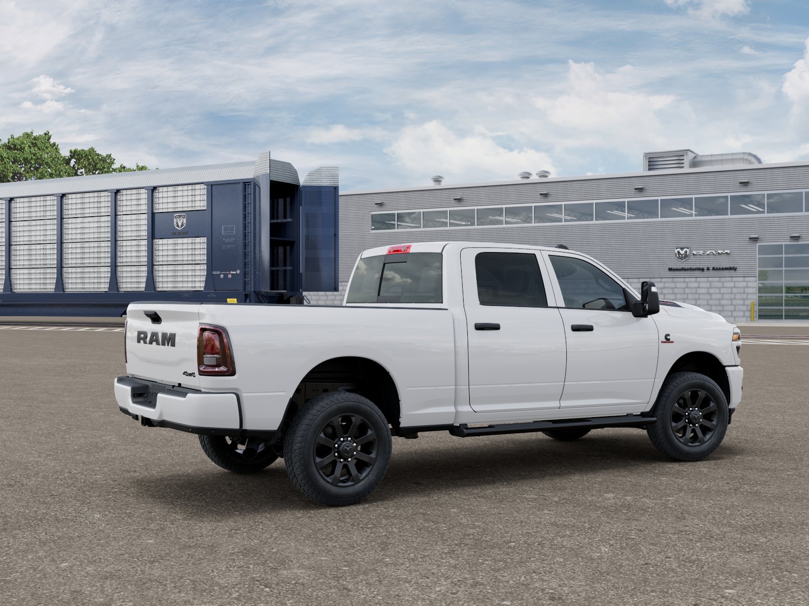 New 2027 Bright White Clear-Coat Exterior Paint RAM Black Express image 30