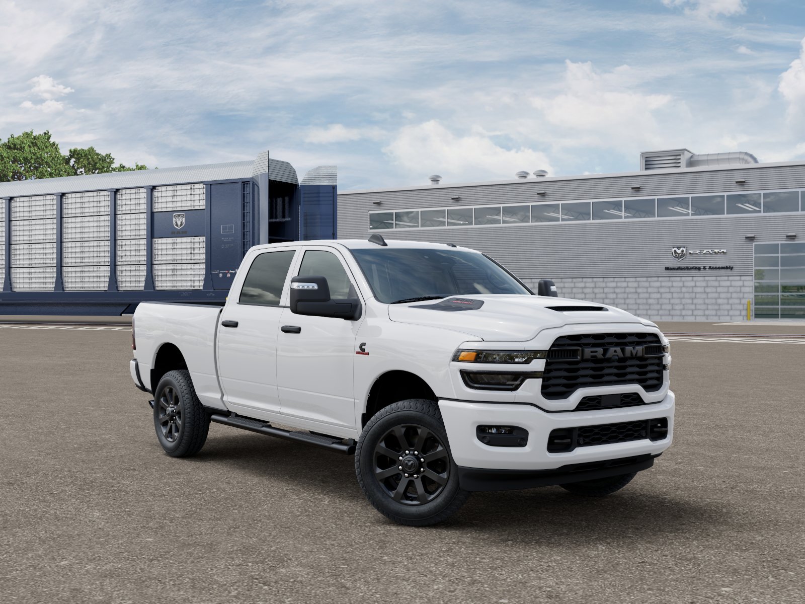New 2027 Bright White Clear-Coat Exterior Paint RAM Black Express image 31
