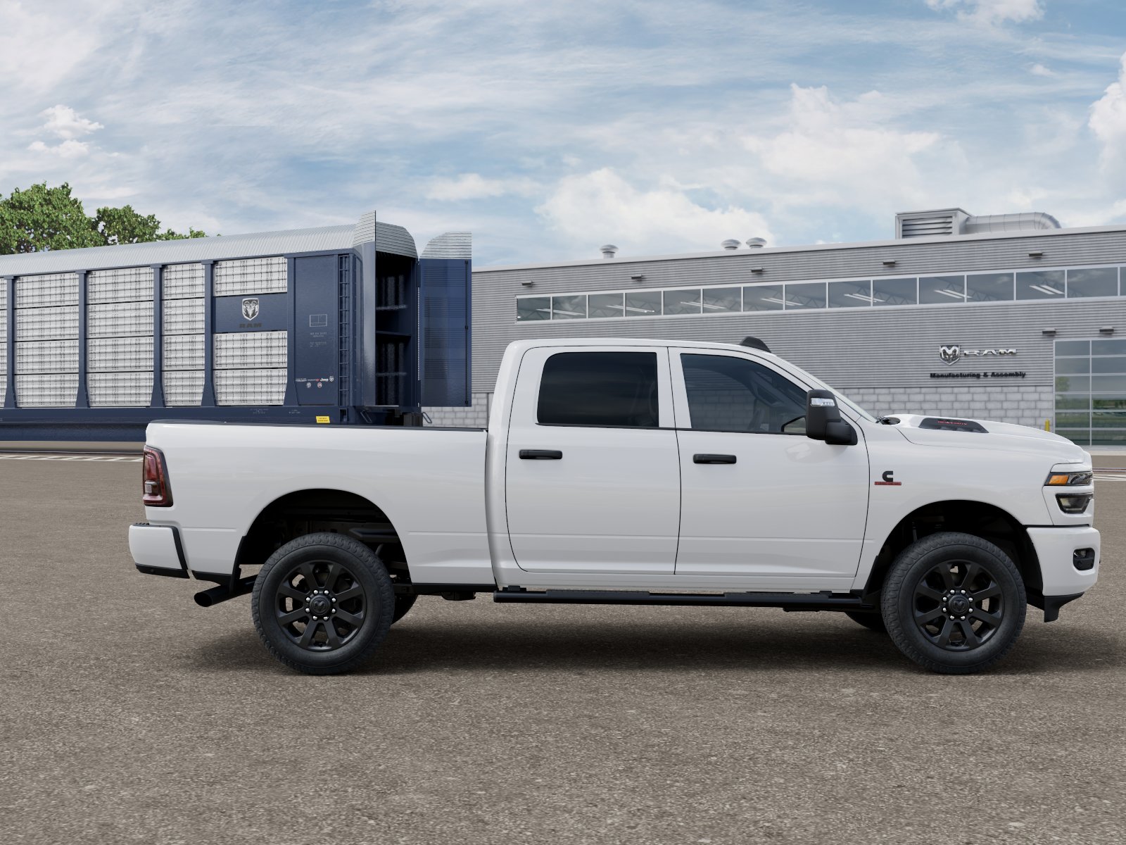 New 2027 Bright White Clear-Coat Exterior Paint RAM Black Express image 47