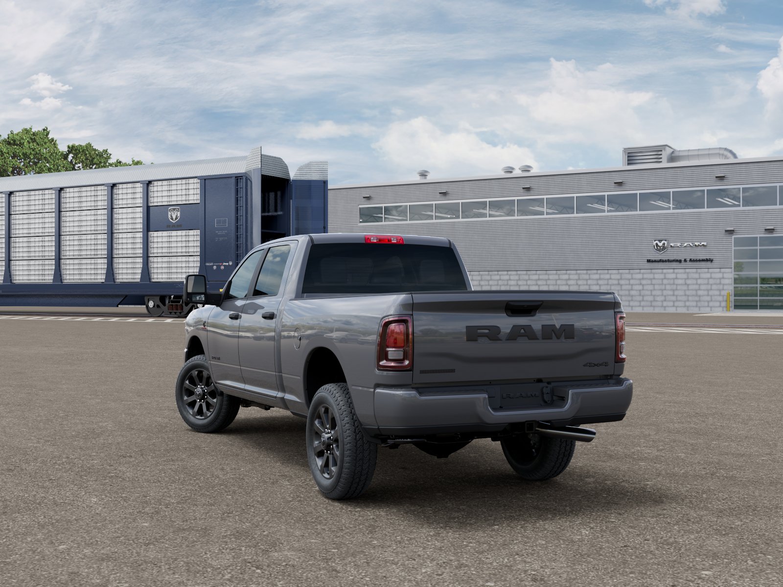 New 2027 Ceramic Gray Clear-Coat Exterior Paint RAM BIG HORN image 4