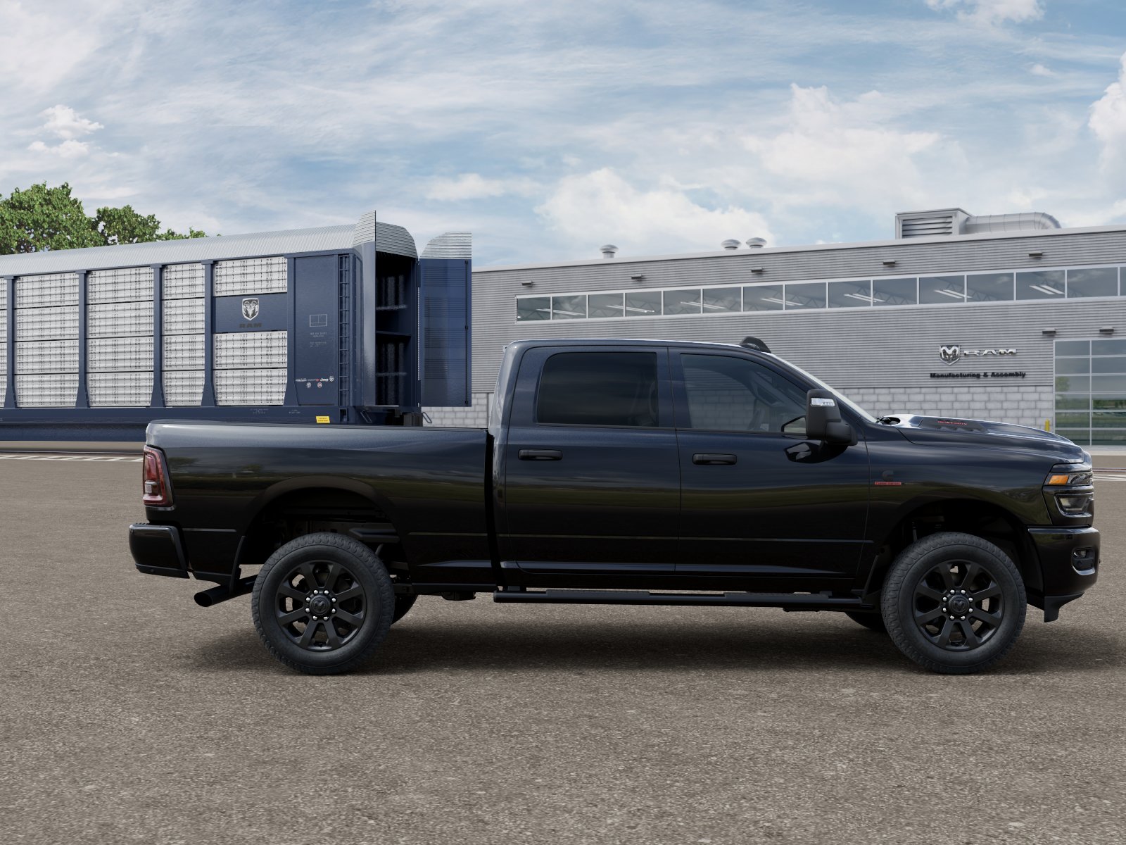 New 2027 Diamond Black Crystal Pearl-Coat Exterior Paint RAM  image 21