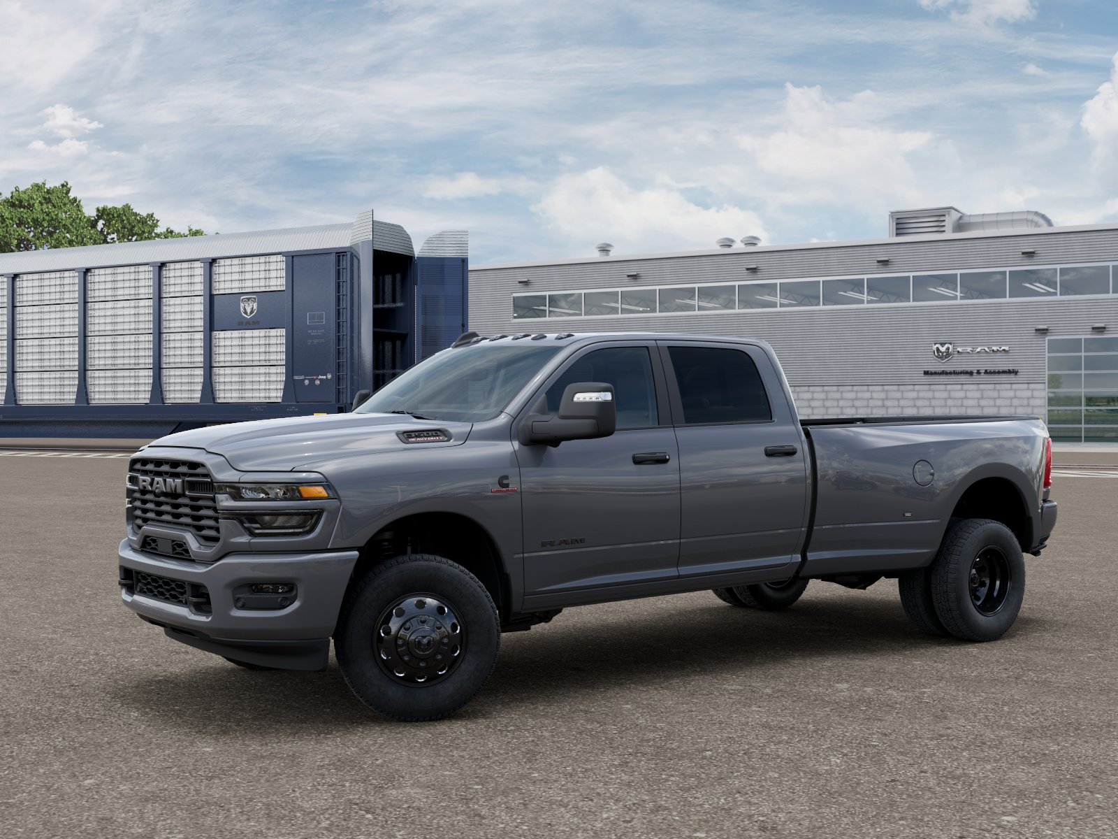 New 2027 Ceramic Gray Clear-Coat Exterior Paint RAM  image 3