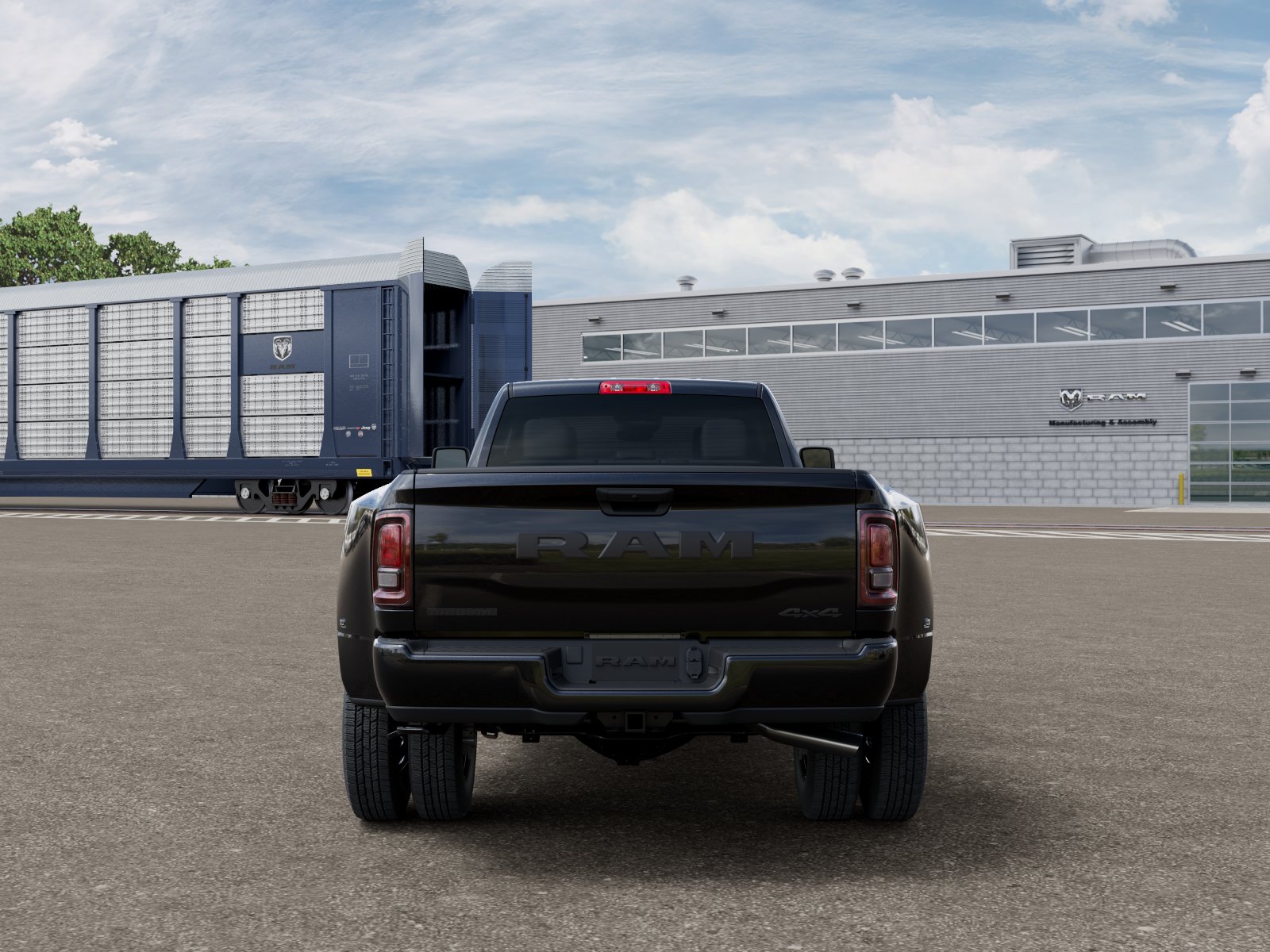 New 2027 Diamond Black Crystal Pearl-Coat Exterior Paint RAM BIG HORN image 7