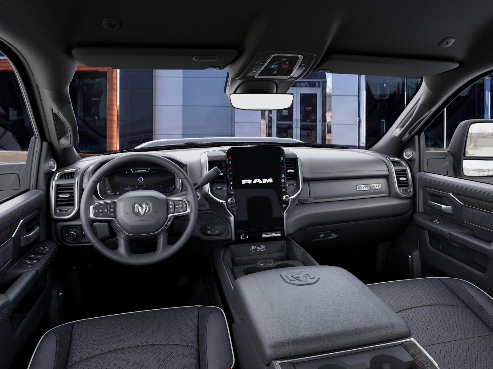 New 2027 Diamond Black Crystal Pearl-Coat Exterior Paint RAM Laramie image 40