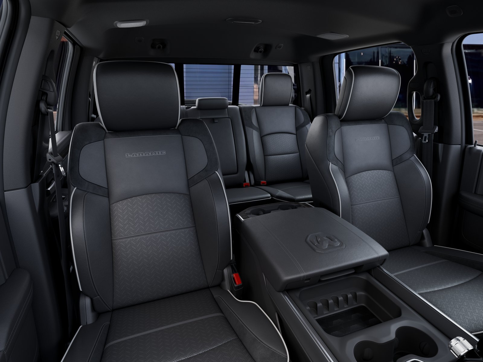 New 2027 Diamond Black Crystal Pearl-Coat Exterior Paint RAM Laramie image 42