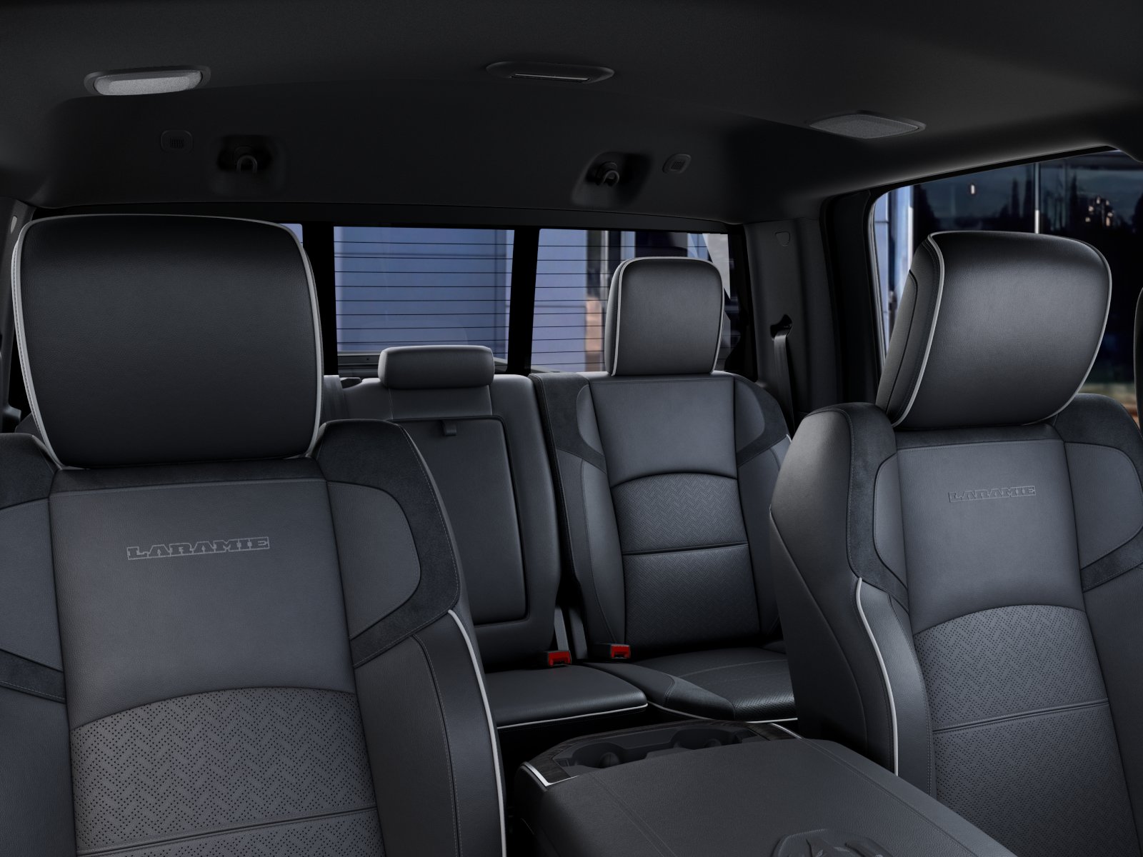 New 2027 Diamond Black Crystal Pearl-Coat Exterior Paint RAM Laramie image 52