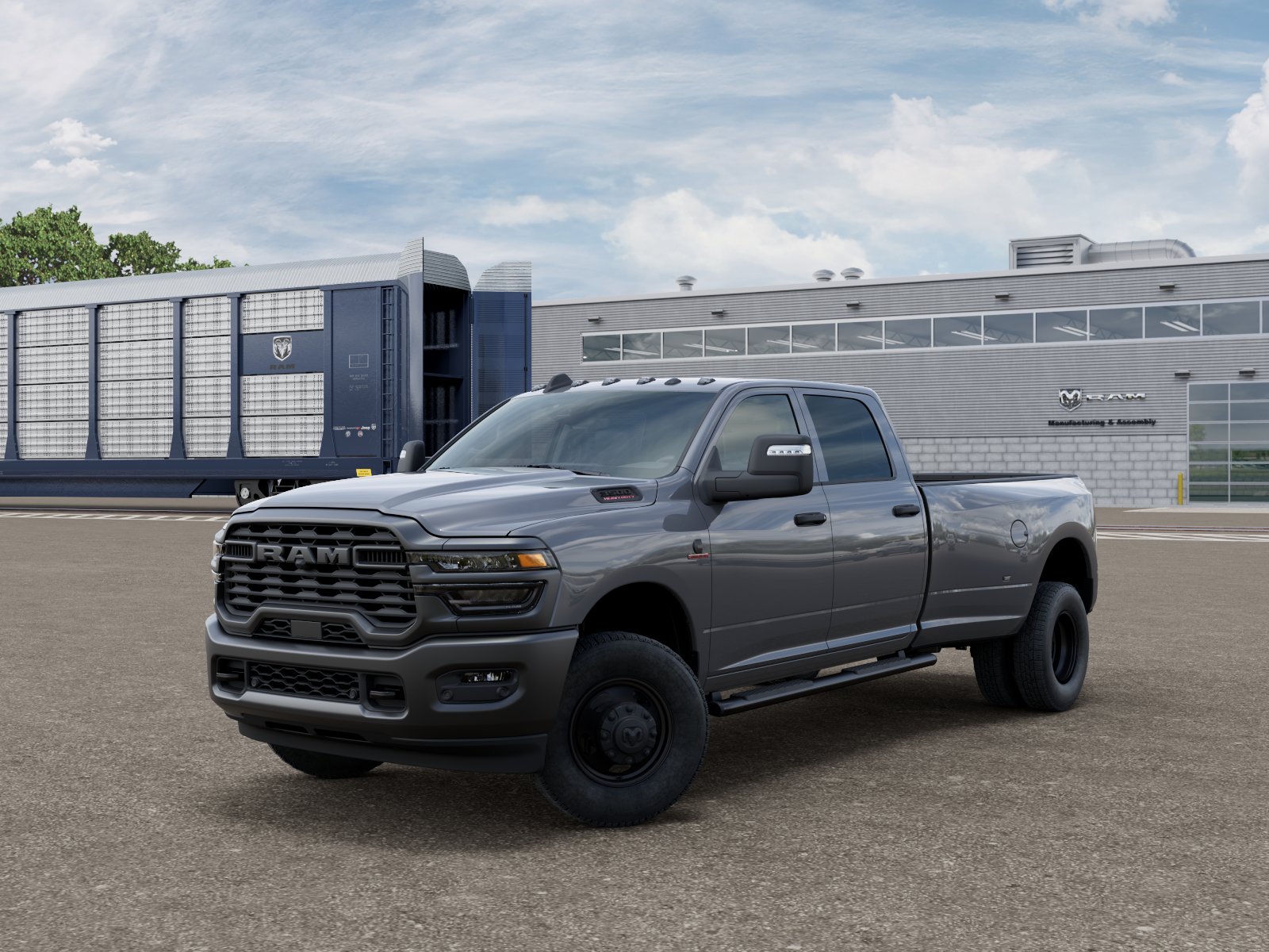 New 2027 Ceramic Gray Clear-Coat Exterior Paint RAM TRADESMAN image 2