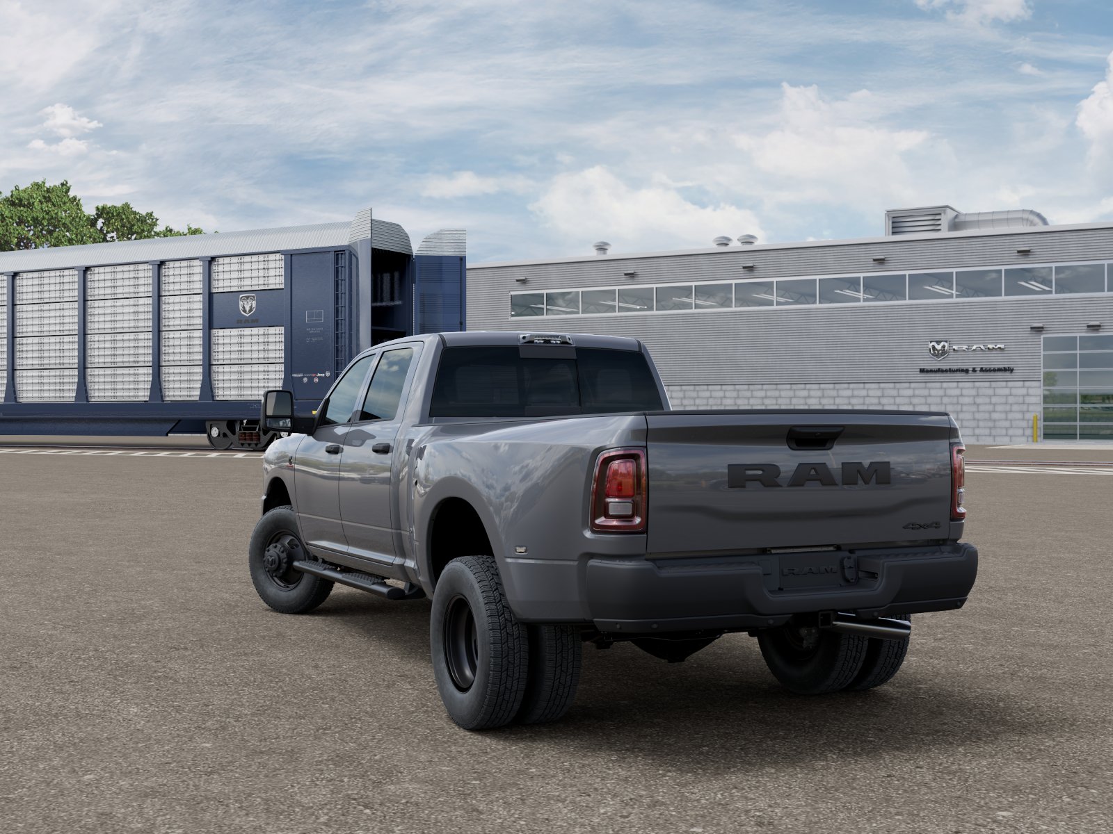 New 2027 Ceramic Gray Clear-Coat Exterior Paint RAM TRADESMAN image 4
