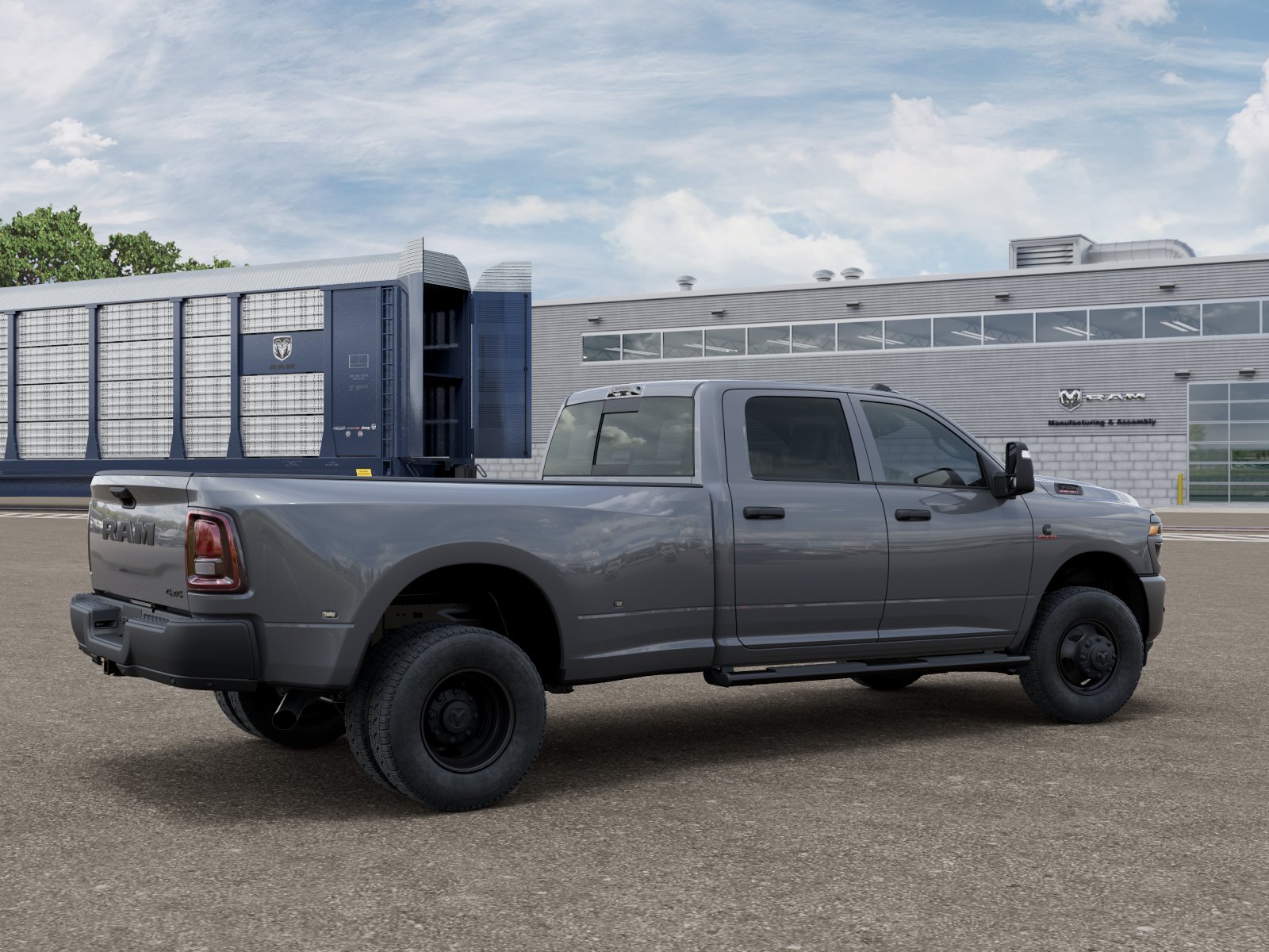 New 2027 Ceramic Gray Clear-Coat Exterior Paint RAM TRADESMAN image 5