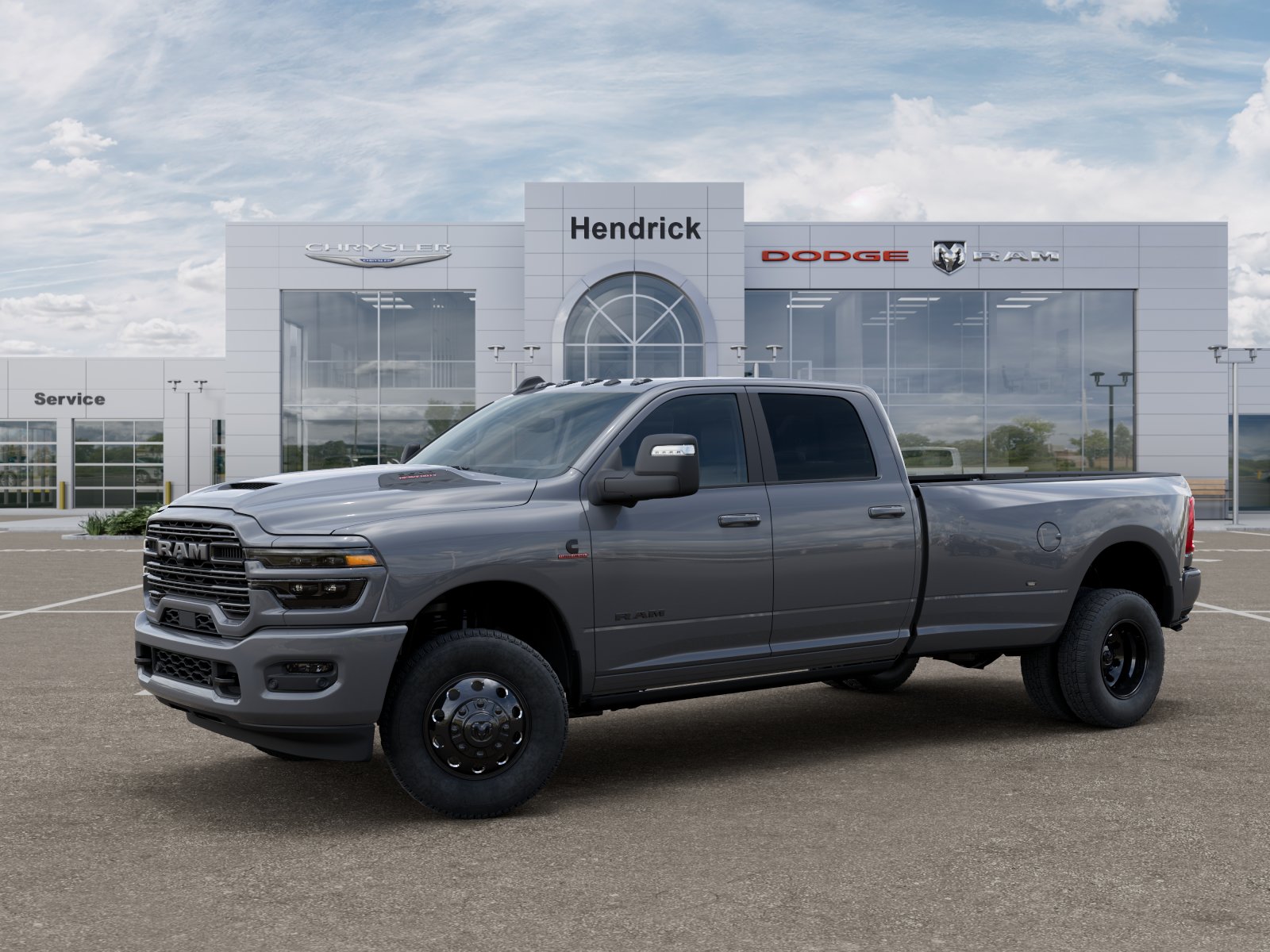 New 2027 Ceramic Gray Clear-Coat Exterior Paint RAM Laramie image 39