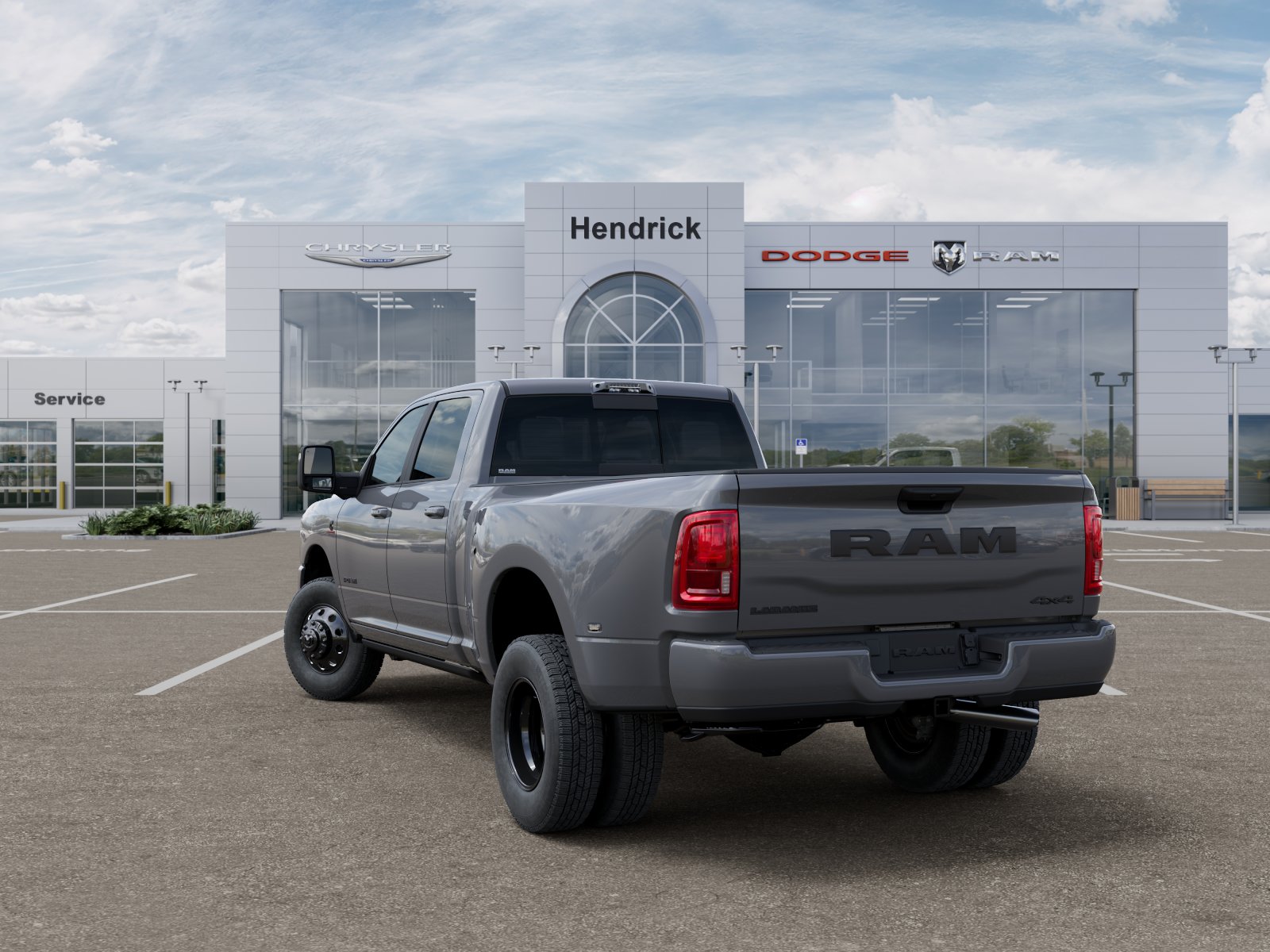 New 2027 Ceramic Gray Clear-Coat Exterior Paint RAM Laramie image 40