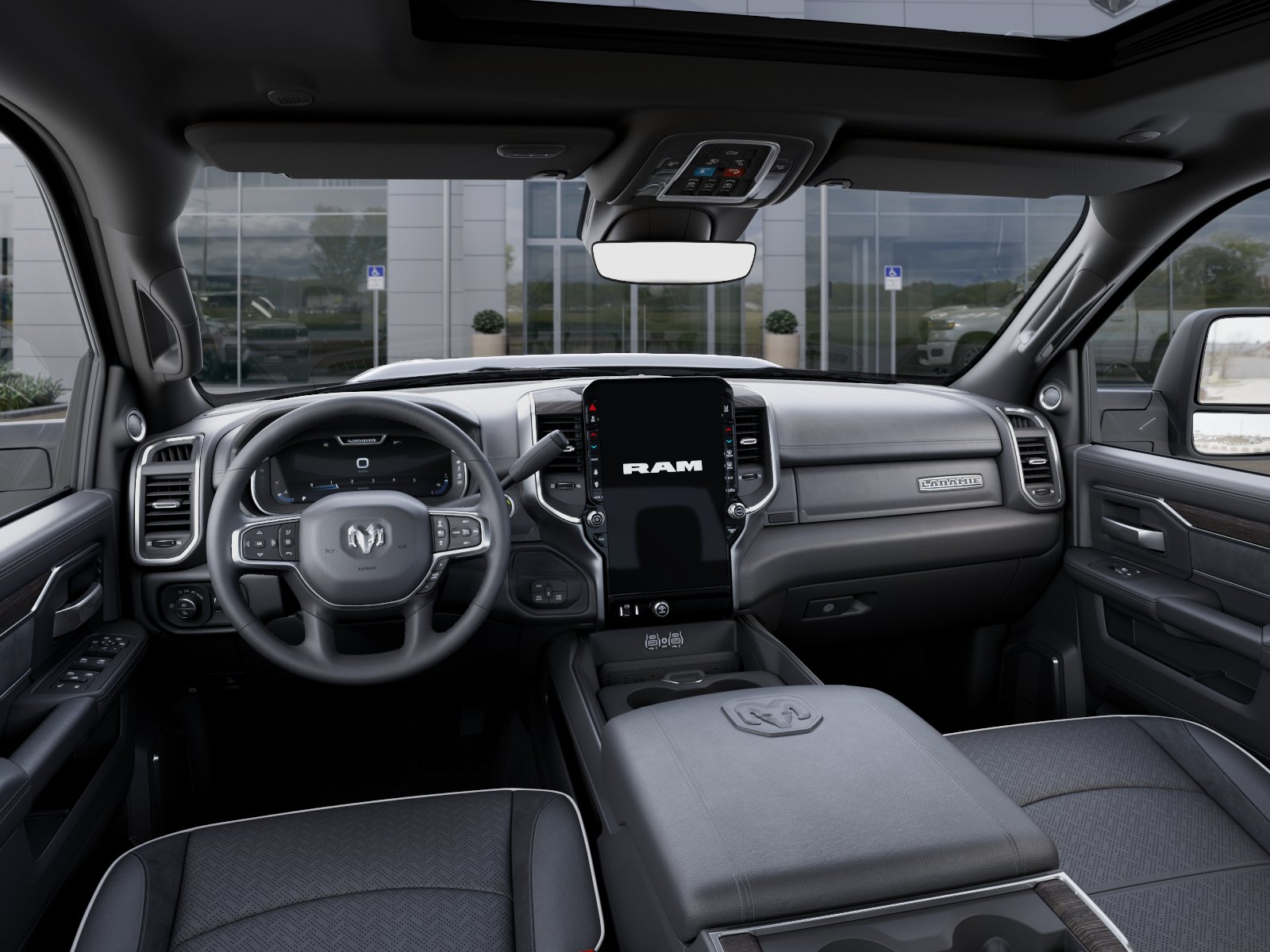 New 2027 Ceramic Gray Clear-Coat Exterior Paint RAM Laramie image 50