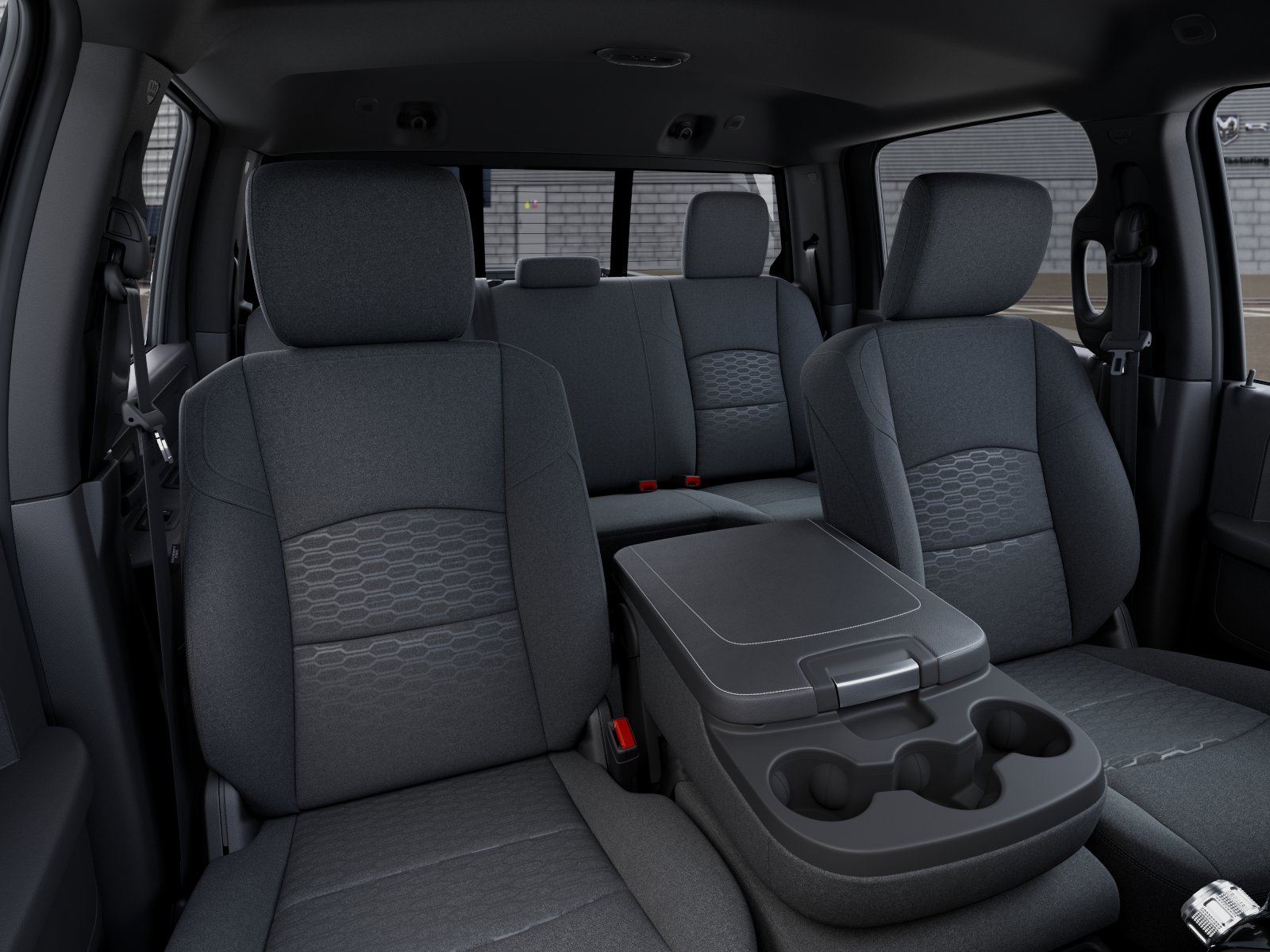 New 2027 Diamond Black Crystal Pearl-Coat Exterior Paint RAM Black Express image 16