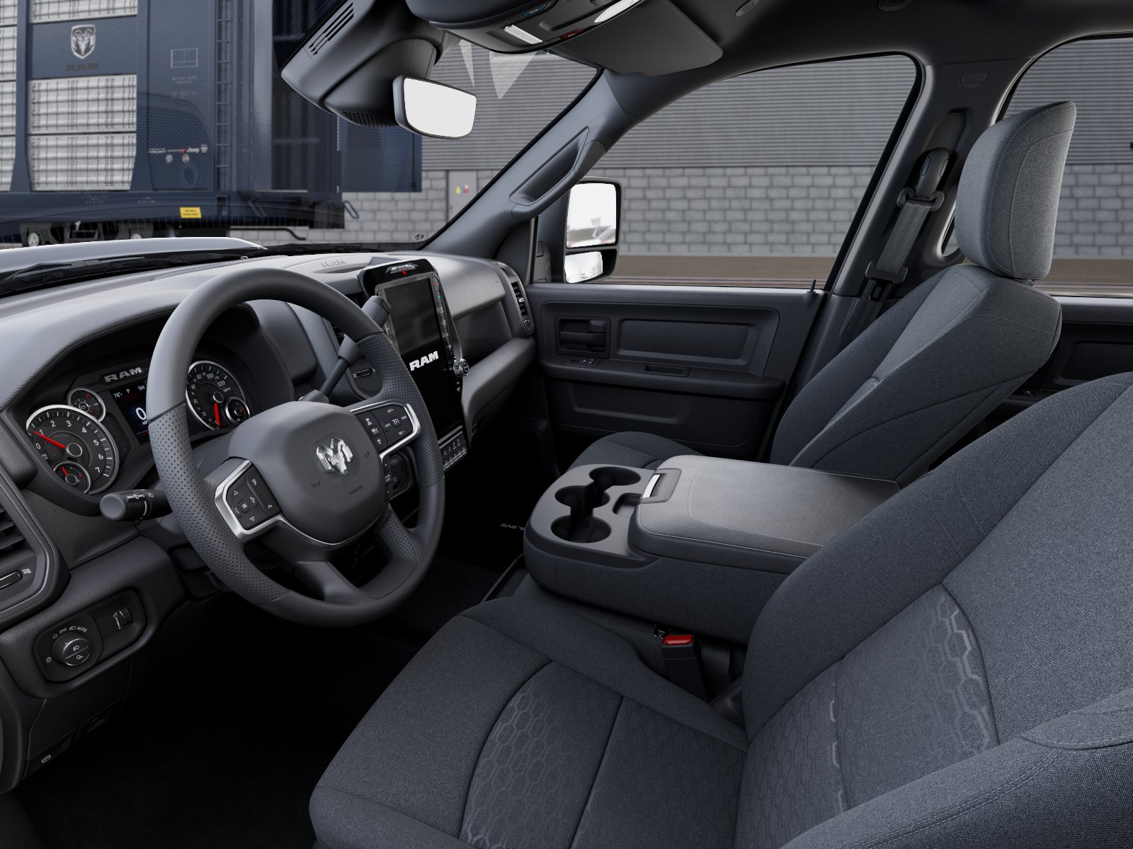 New 2027 Diamond Black Crystal Pearl-Coat Exterior Paint RAM Black Express image 22