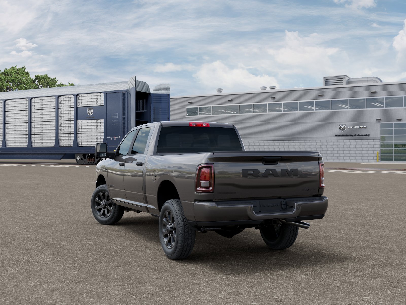 New 2027 Granite Crystal Metallic Clearcoat Ram Big Horn image 3