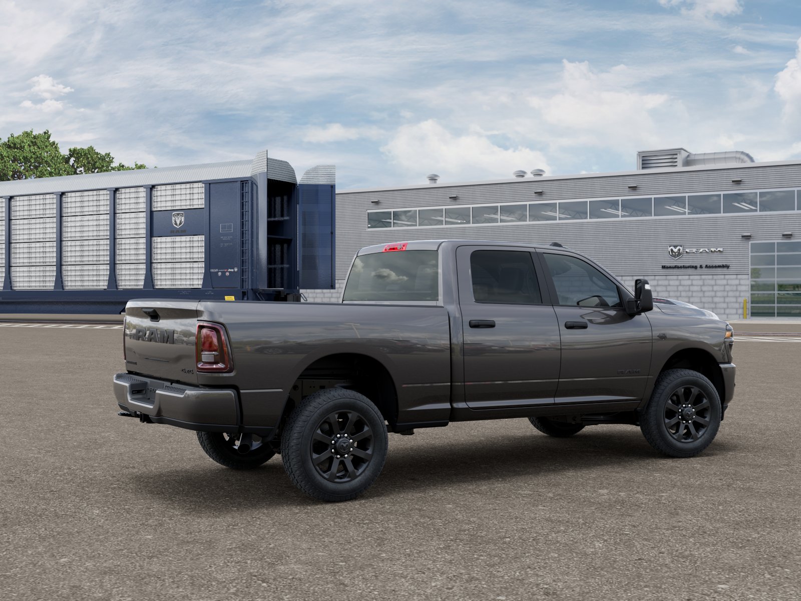 New 2027 Granite Crystal Metallic Clearcoat Ram Big Horn image 4