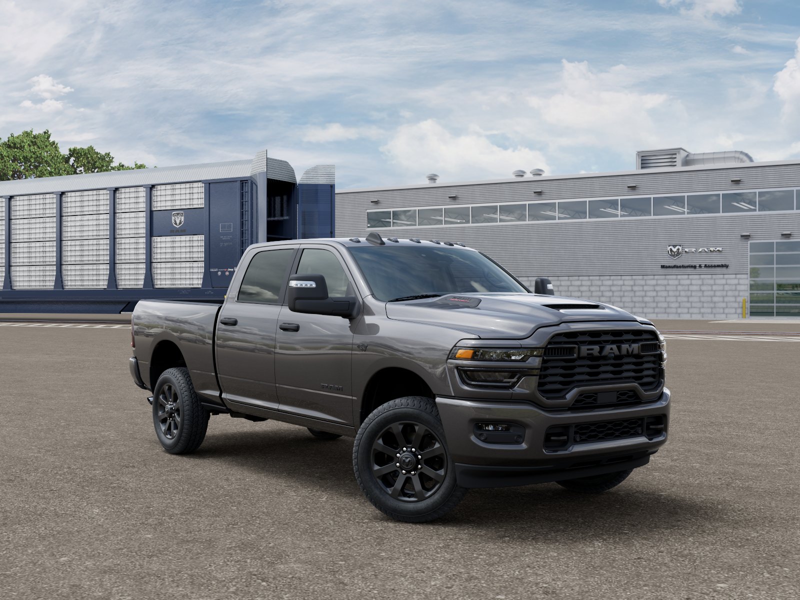 New 2027 Granite Crystal Metallic Clearcoat Ram Big Horn image 5