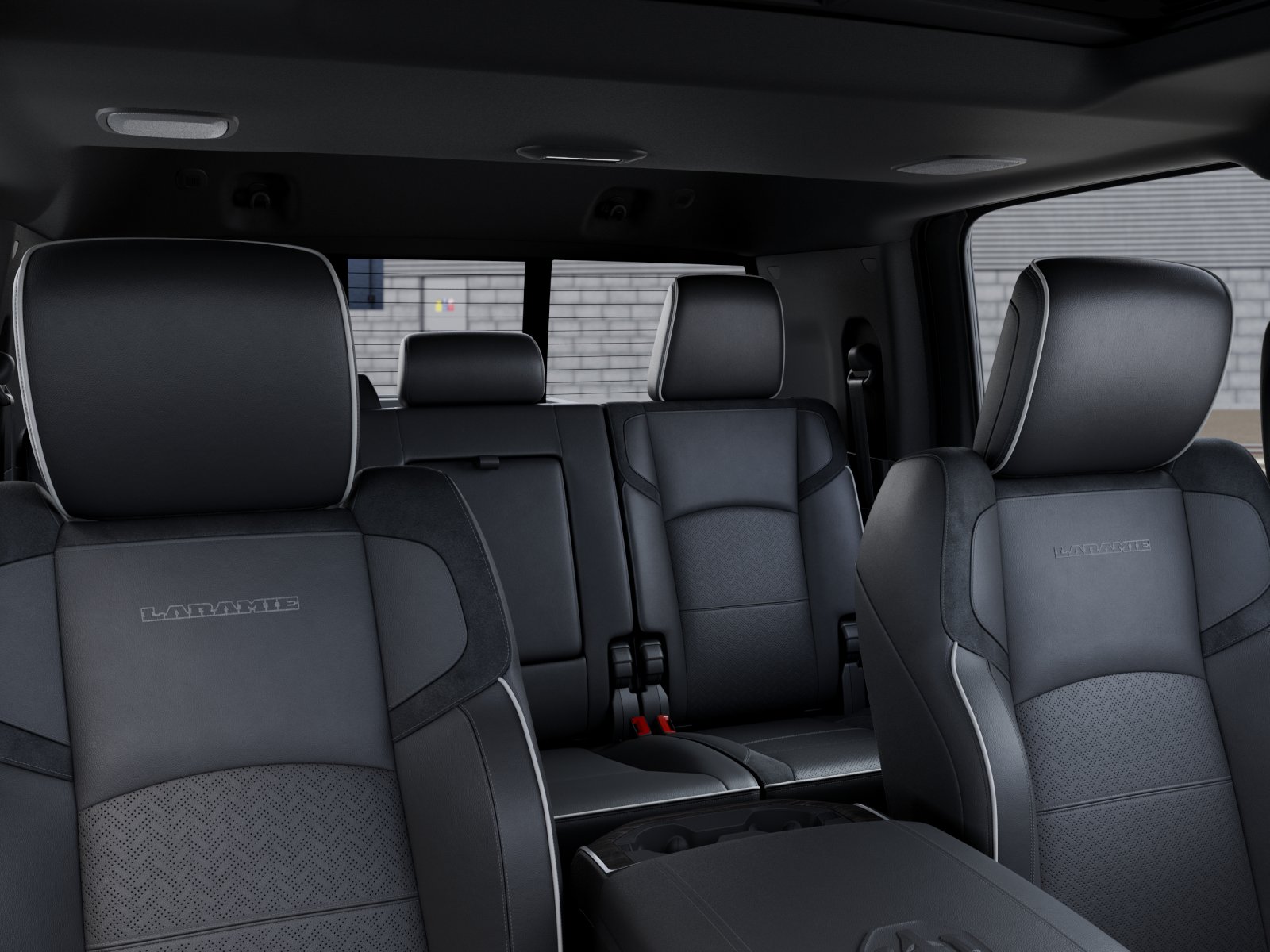 New 2027 Ceramic Gray Clear-Coat Exterior Paint RAM Laramie image 26