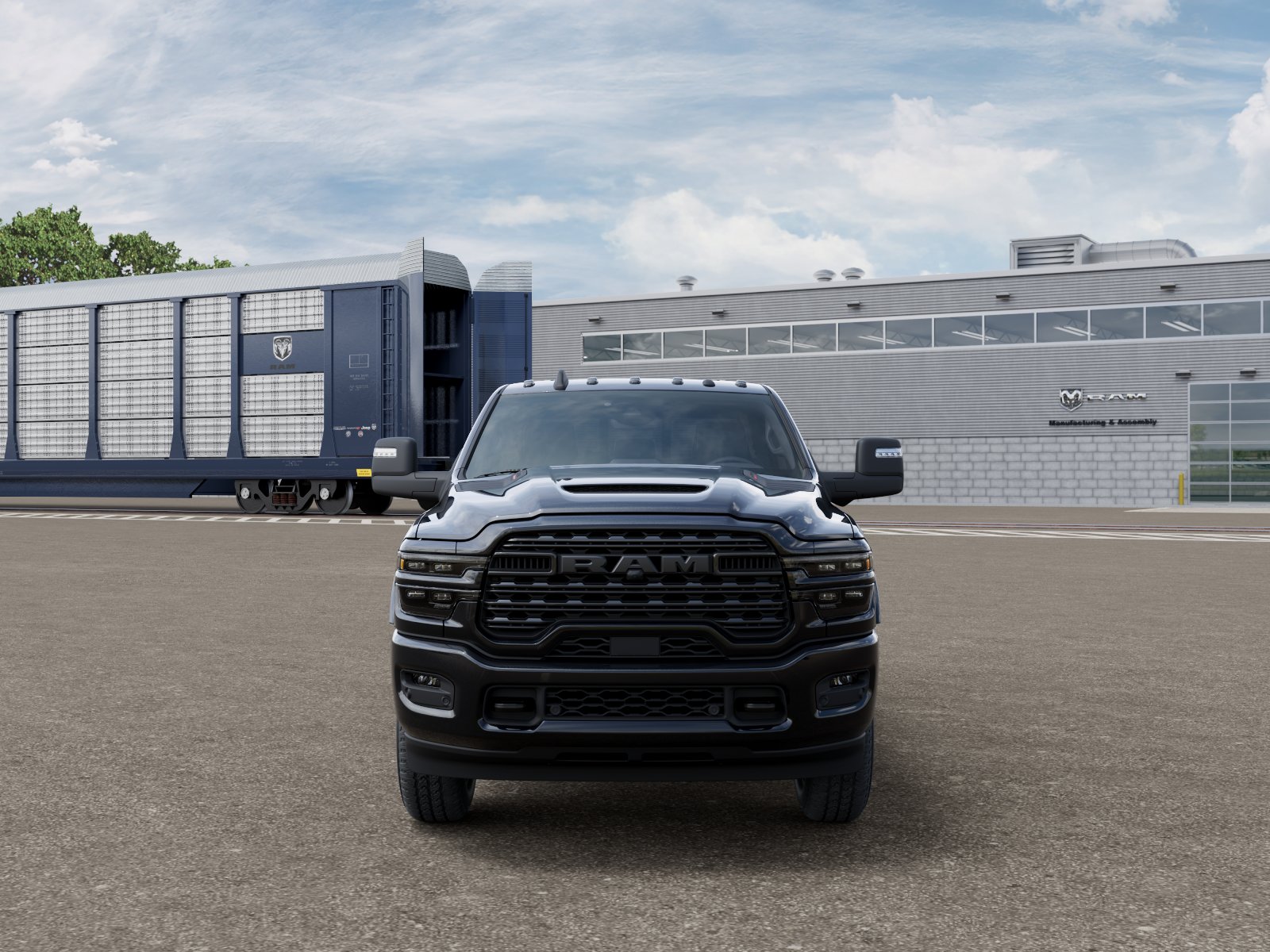 New 2027 Diamond Black Crystal Pearl-Coat Exterior Paint RAM Limited image 6