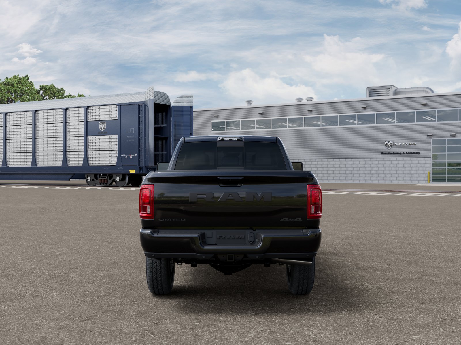 New 2027 Diamond Black Crystal Pearl-Coat Exterior Paint RAM Limited image 7
