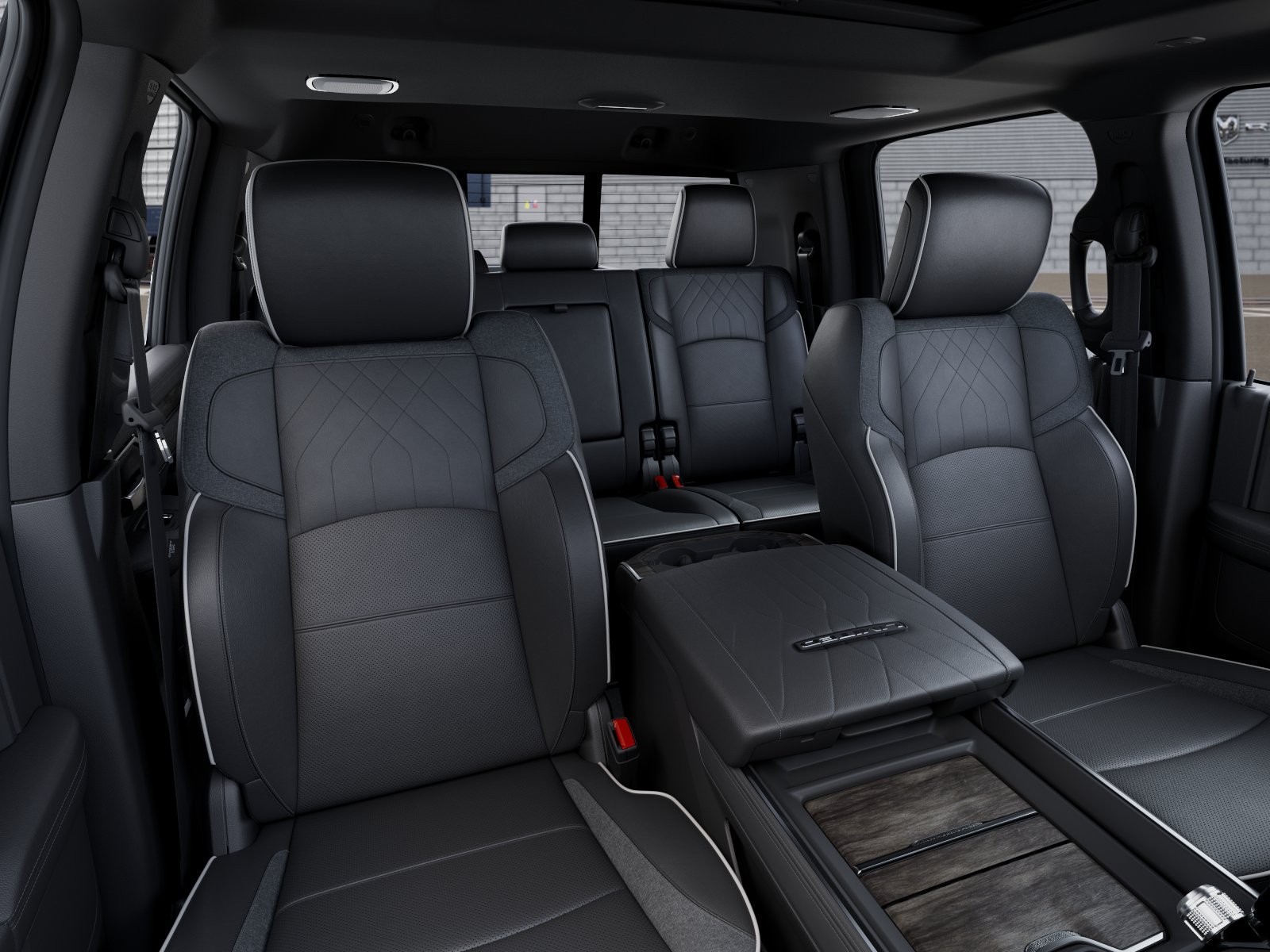 New 2027 Diamond Black Crystal Pearl-Coat Exterior Paint RAM Limited image 16