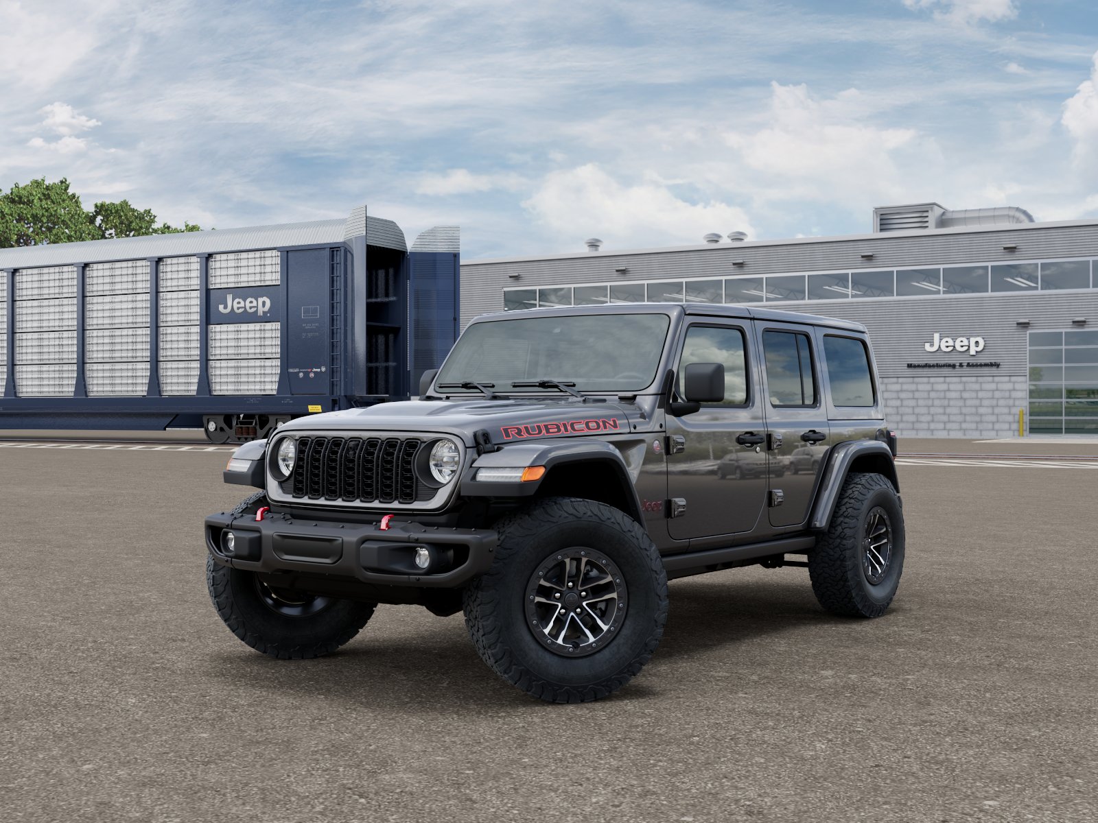 New 2027 Granite Crystal Metallic Clear-Coat Paint Jeep Rubicon X image 29