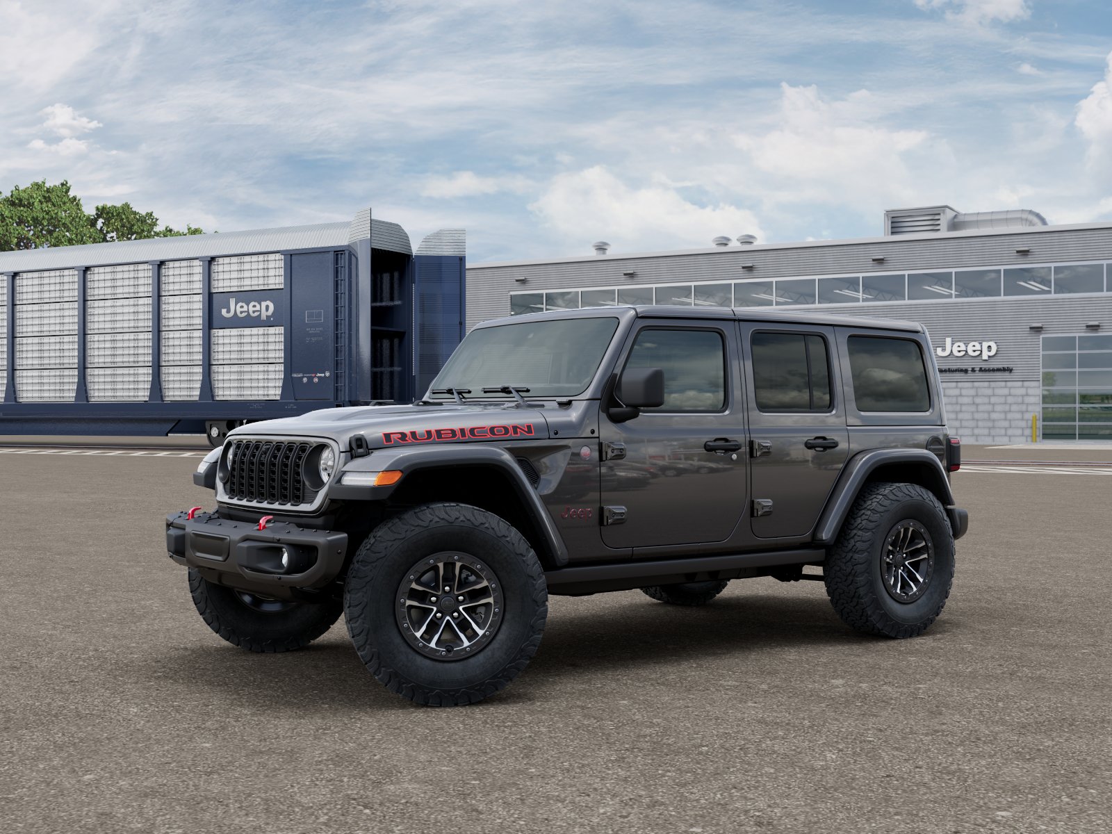 New 2027 Granite Crystal Metallic Clear-Coat Paint Jeep Rubicon X image 30
