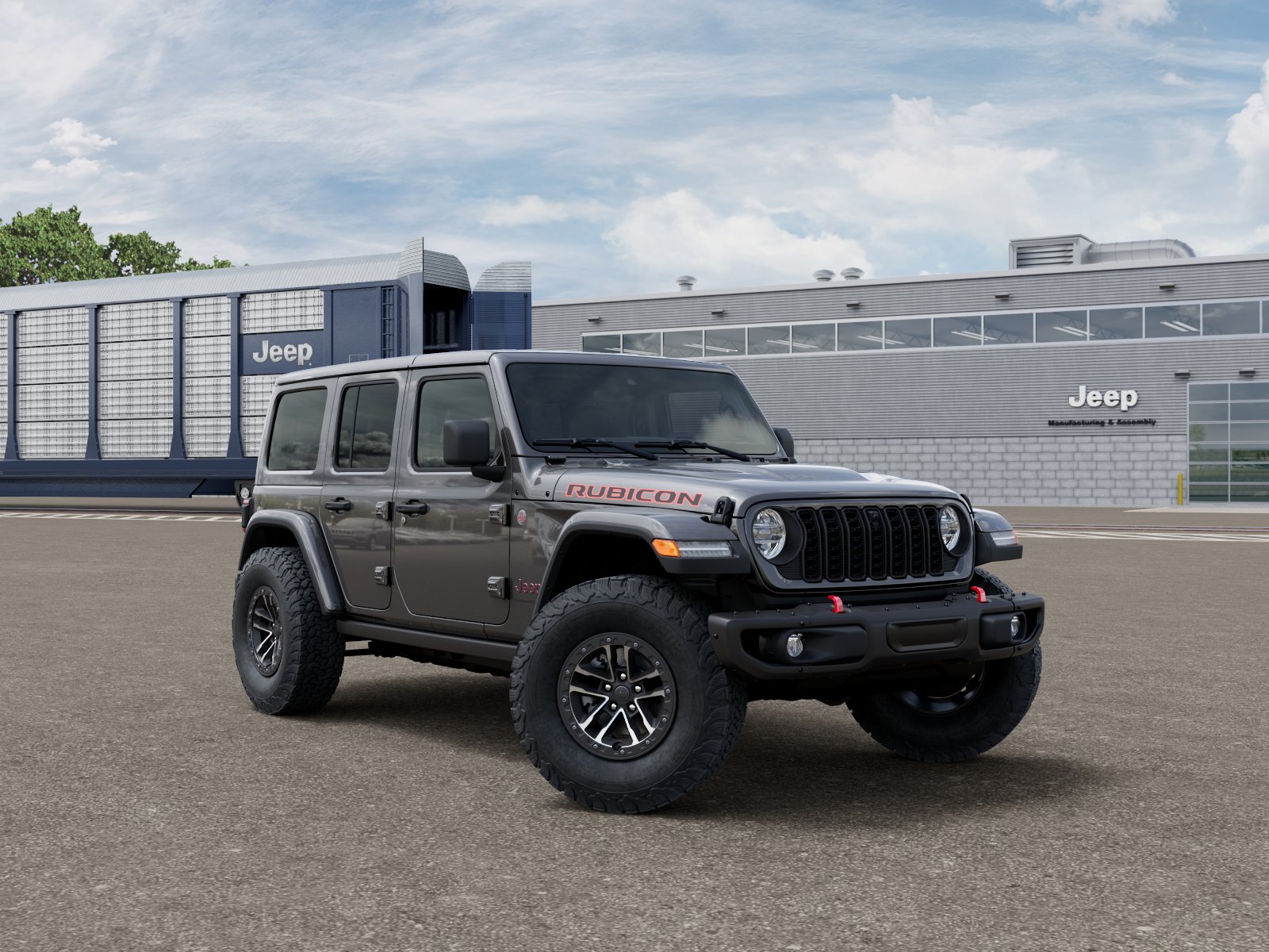 New 2027 Granite Crystal Metallic Clear-Coat Paint Jeep Rubicon X image 28