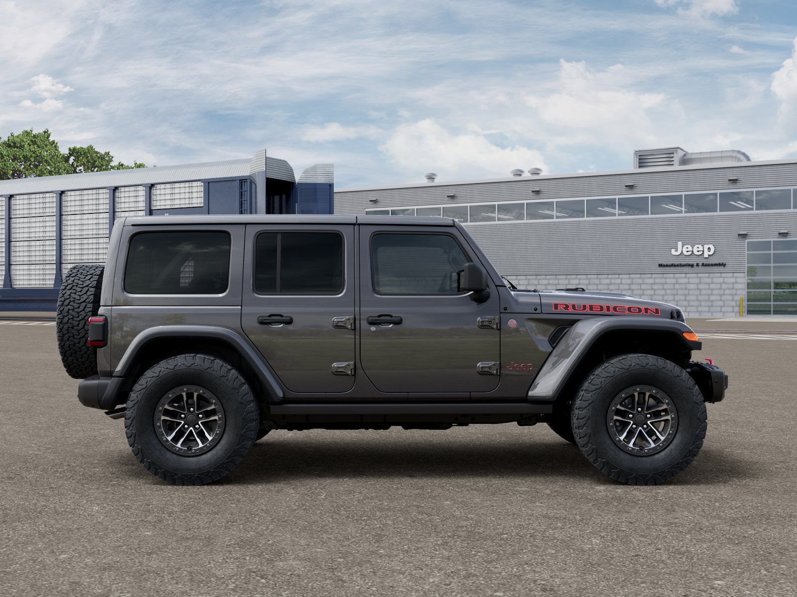 New 2027 Granite Crystal Metallic Clear-Coat Paint Jeep Rubicon X image 48