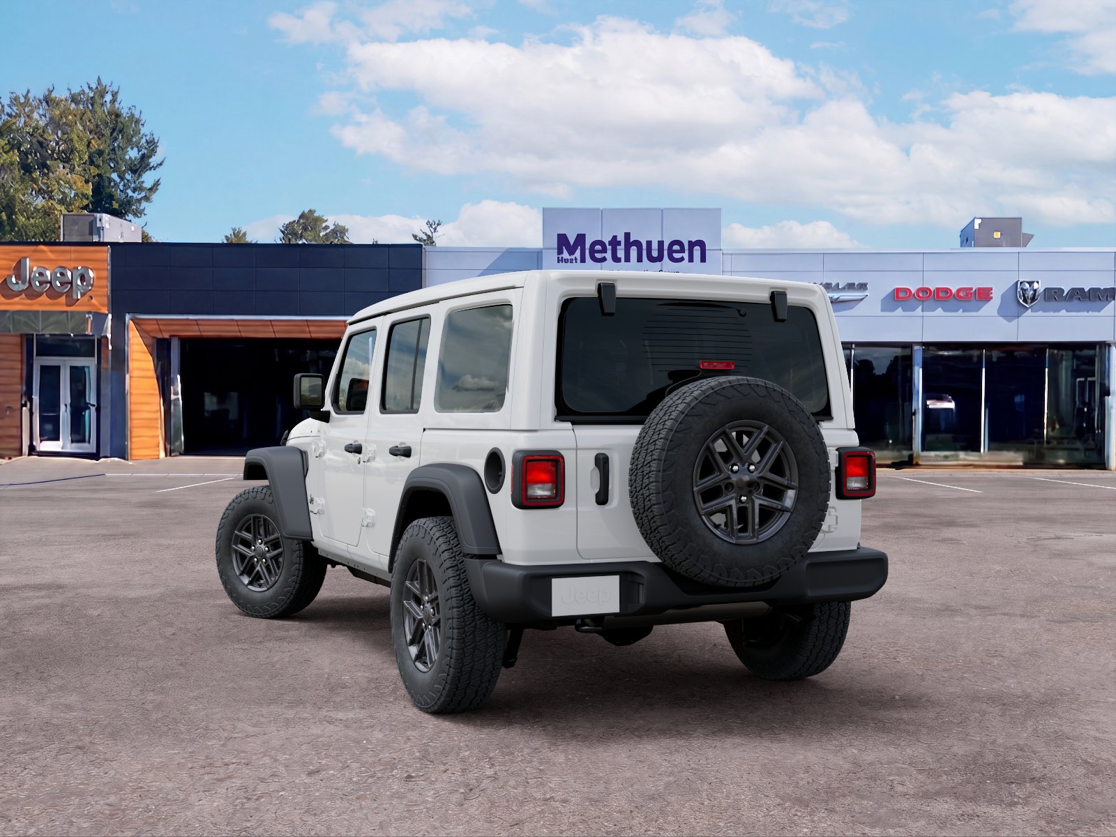 New 2027 Bright White Clear-Coat Paint Jeep Sport S image 29