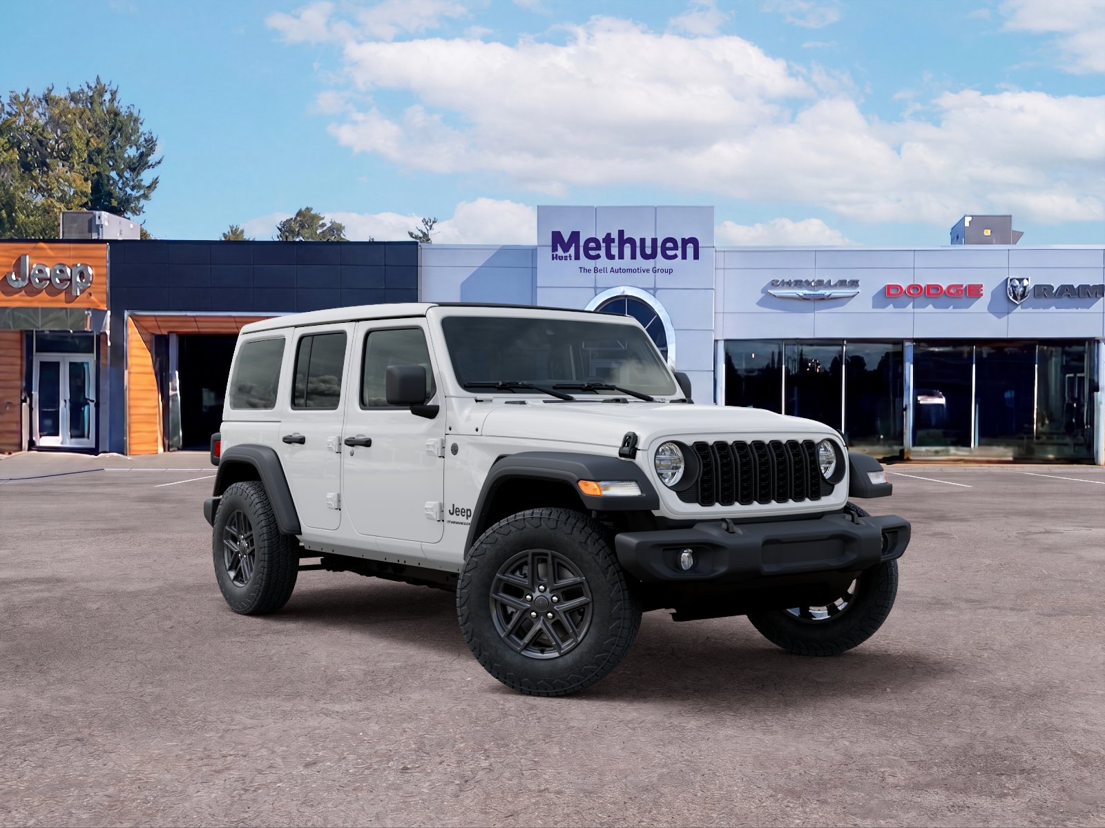 New 2027 Bright White Clear-Coat Paint Jeep Sport S image 31