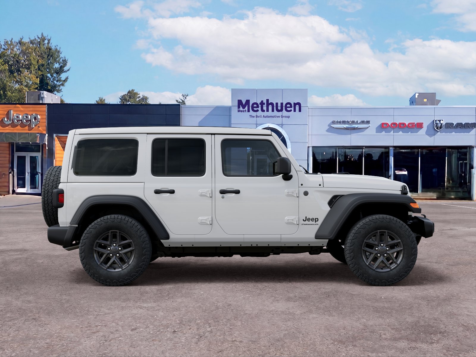New 2027 Bright White Clear-Coat Paint Jeep Sport S image 47