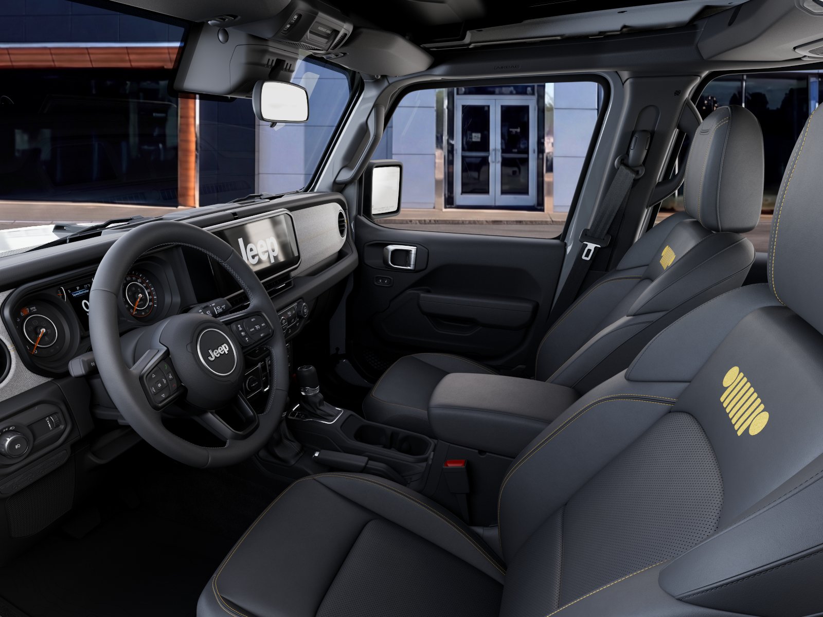 New 2027 Bright White Clear-Coat Paint Jeep Sport S image 48