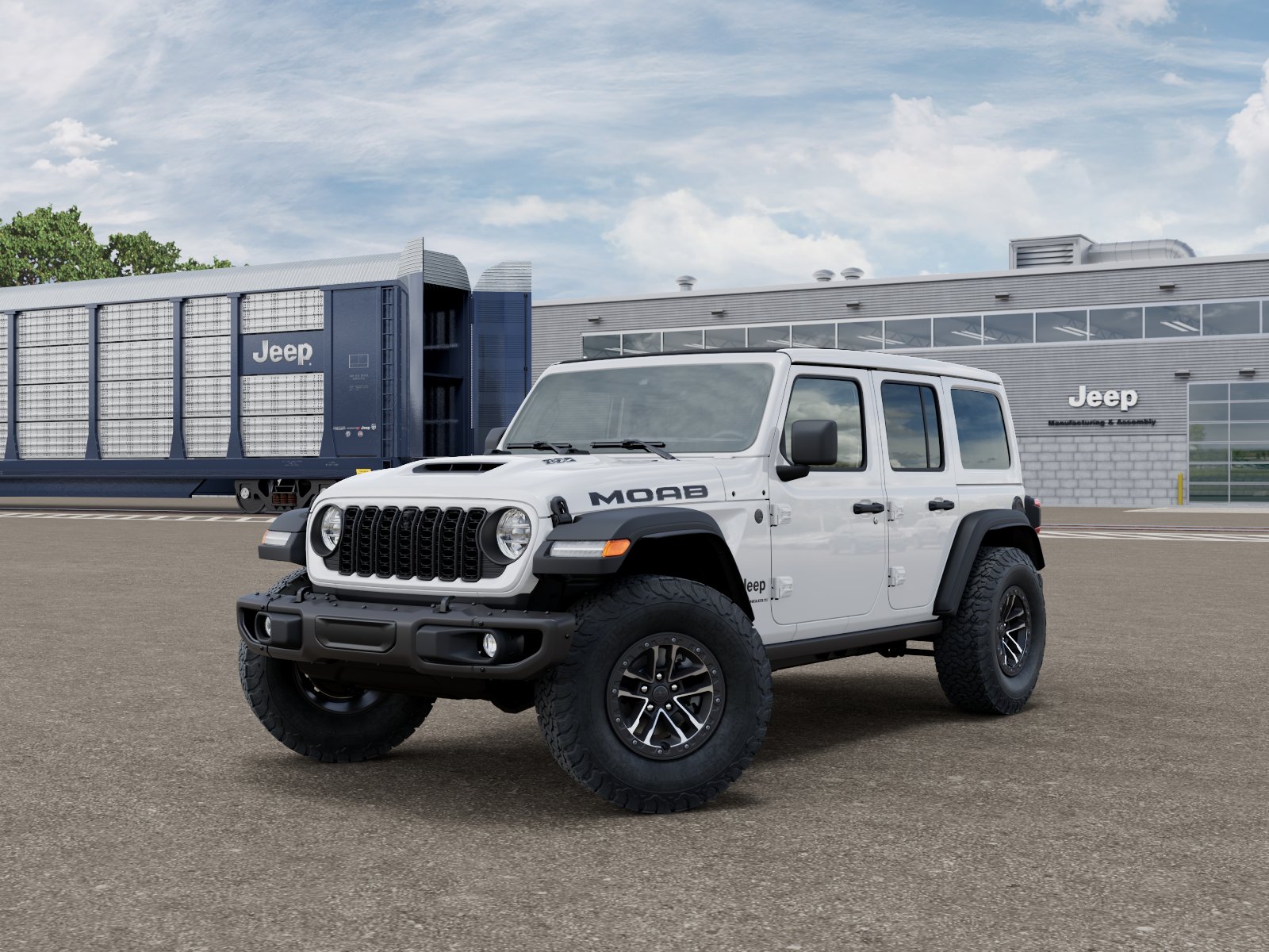 New 2027 Bright White Clear-Coat Paint Jeep Rubicon 392 image 2