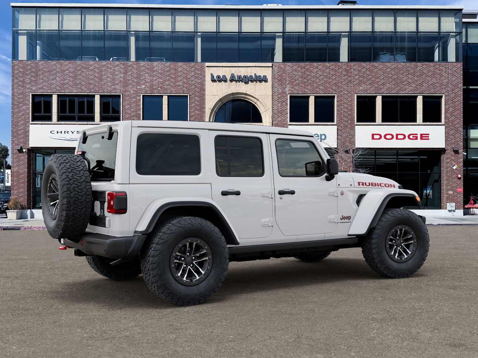 New 2027 Bright White Clear-Coat Paint Jeep Rubicon X image 30