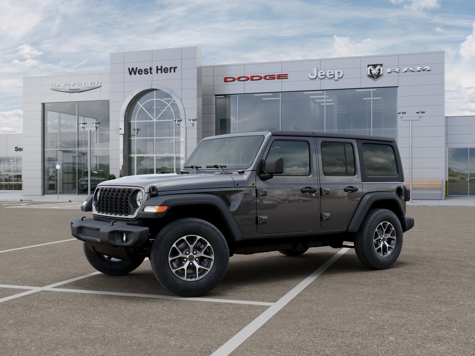 New 2027 Granite Crystal Metallic Clearcoat Jeep Sport S image 2