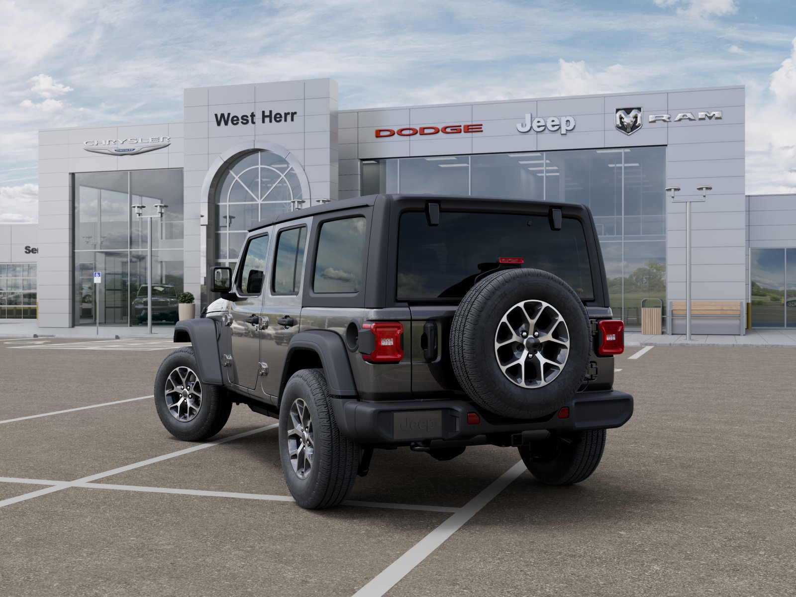 New 2027 Granite Crystal Metallic Clearcoat Jeep Sport S image 3
