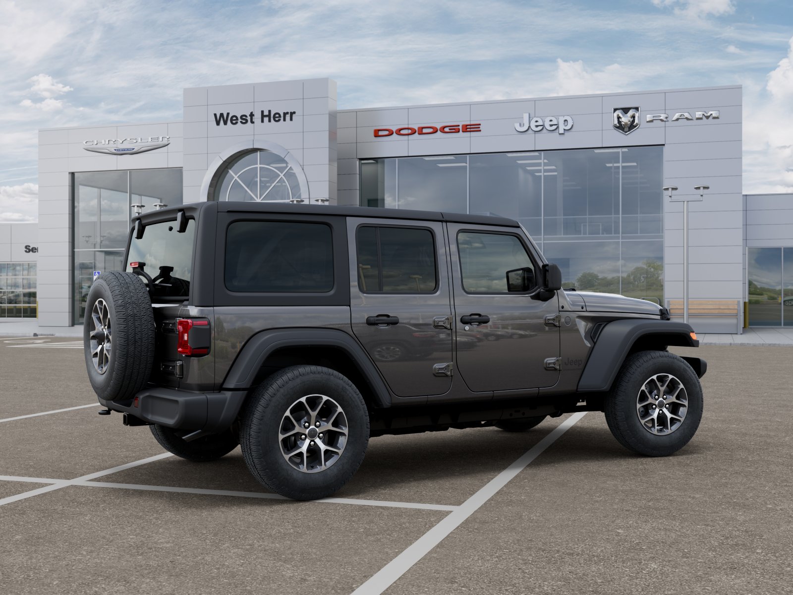 New 2027 Granite Crystal Metallic Clearcoat Jeep Sport S image 4